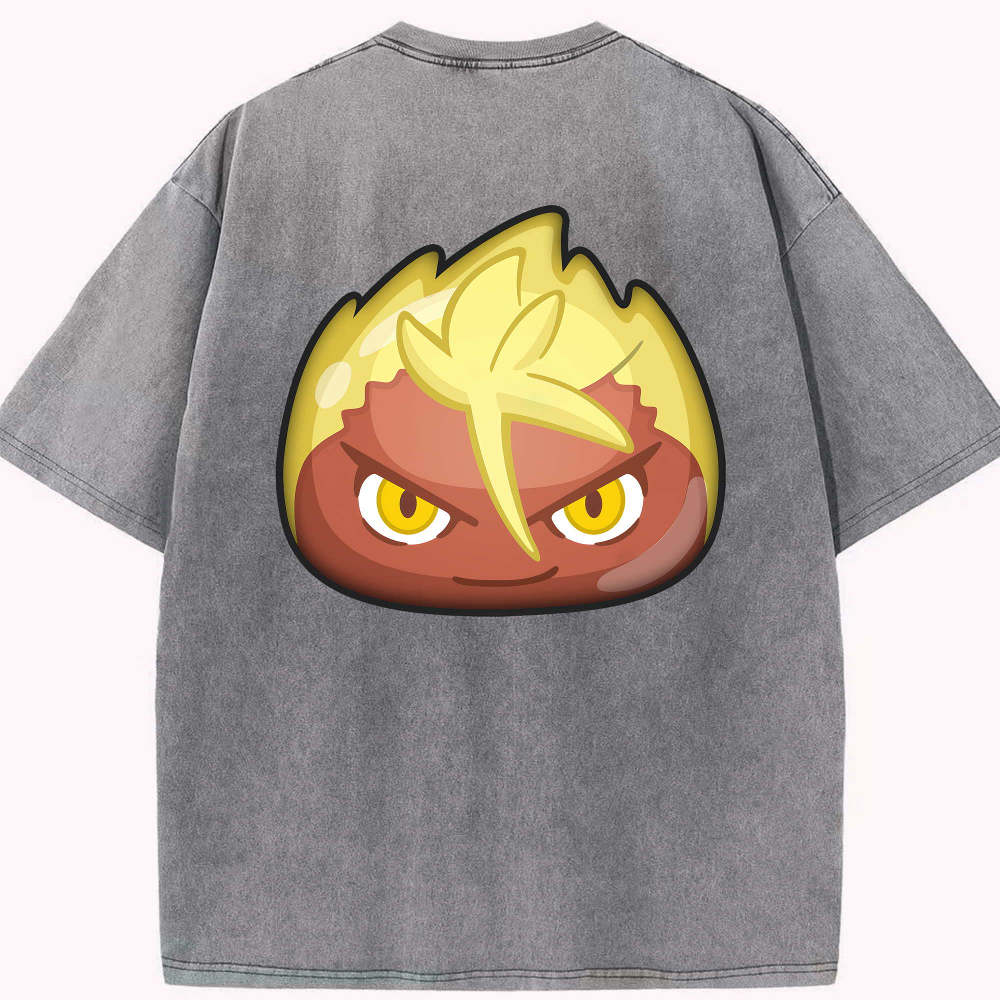 （画像用） 妖怪ウォッチ Yo-kai Watch 綿100% ヴィンテージ風 半袖Tシャツ（背面プリント）