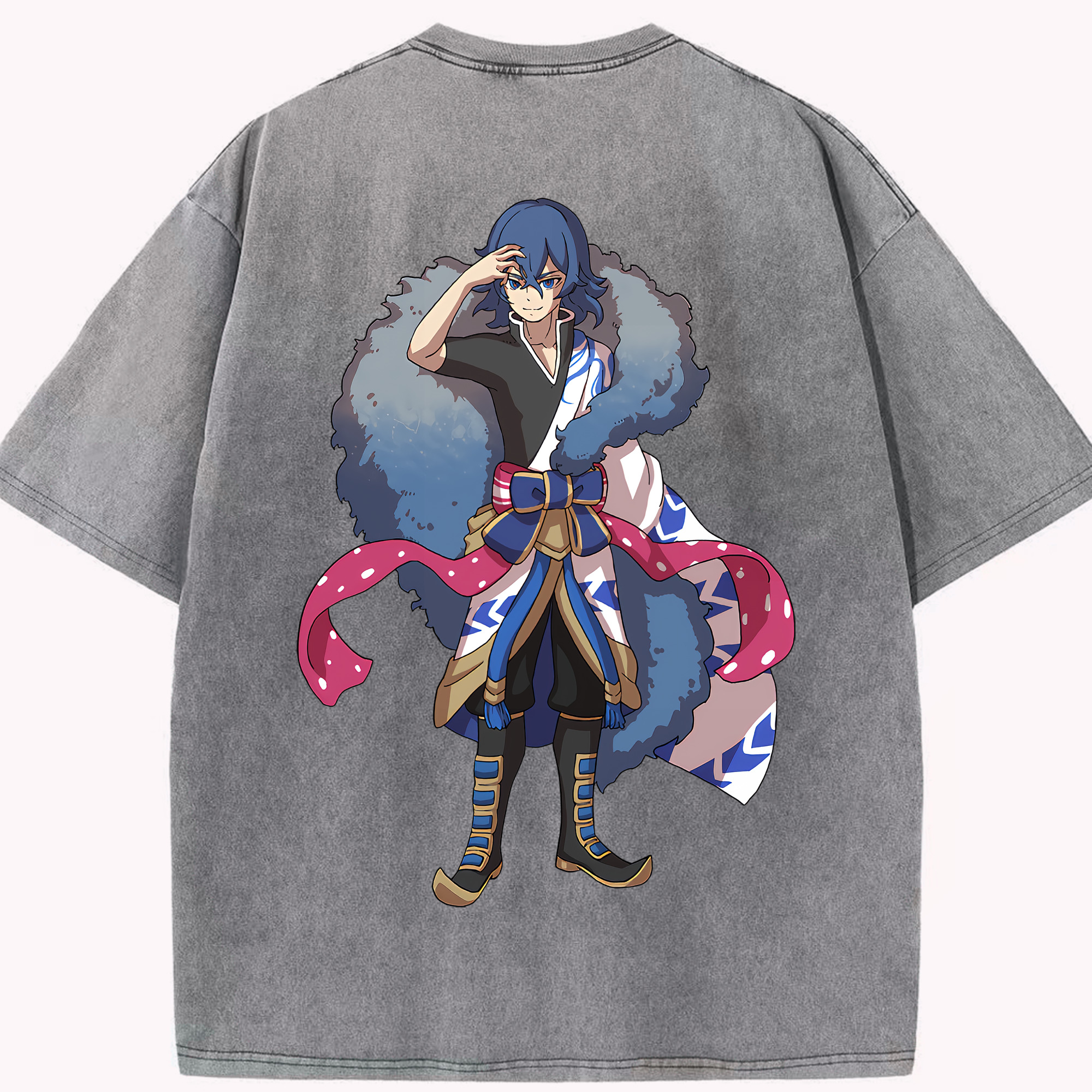 （画像用） 妖怪ウォッチ Yo-kai Watch 綿100% ヴィンテージ風 半袖Tシャツ（背面プリント）