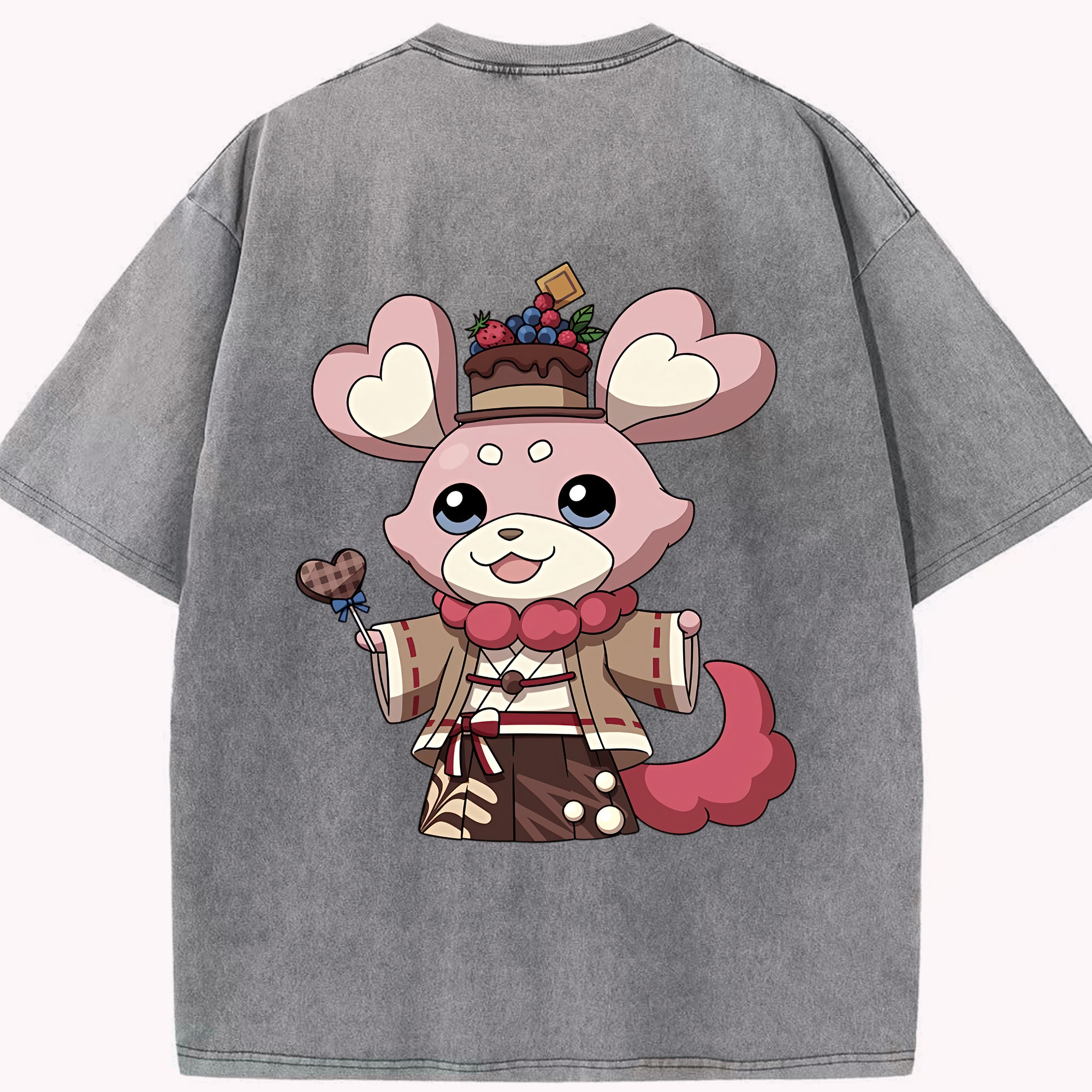（画像用） 妖怪ウォッチ Yo-kai Watch 綿100% ヴィンテージ風 半袖Tシャツ（背面プリント）