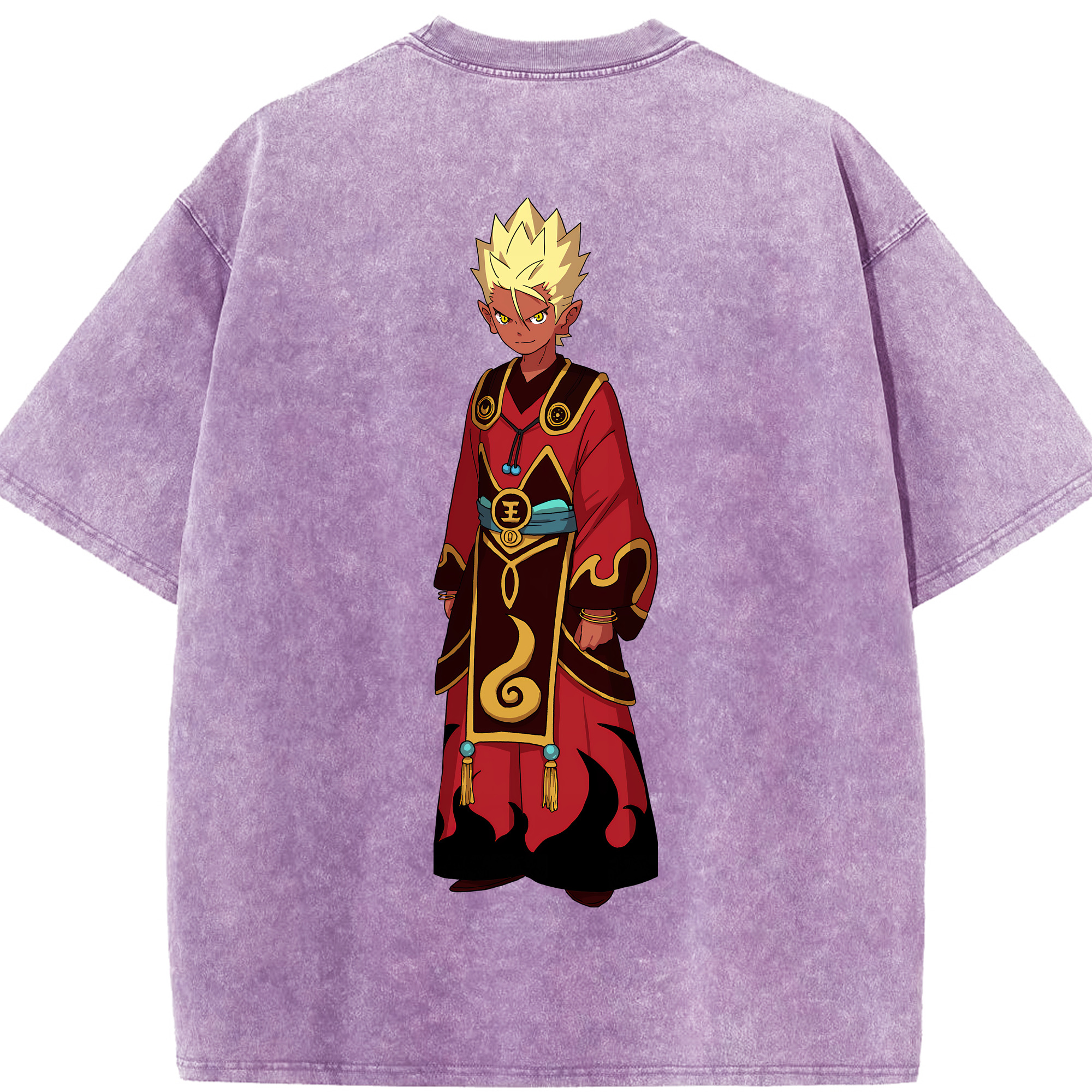 （画像用） 妖怪ウォッチ Yo-kai Watch 綿100% ヴィンテージ風 半袖Tシャツ（背面プリント）