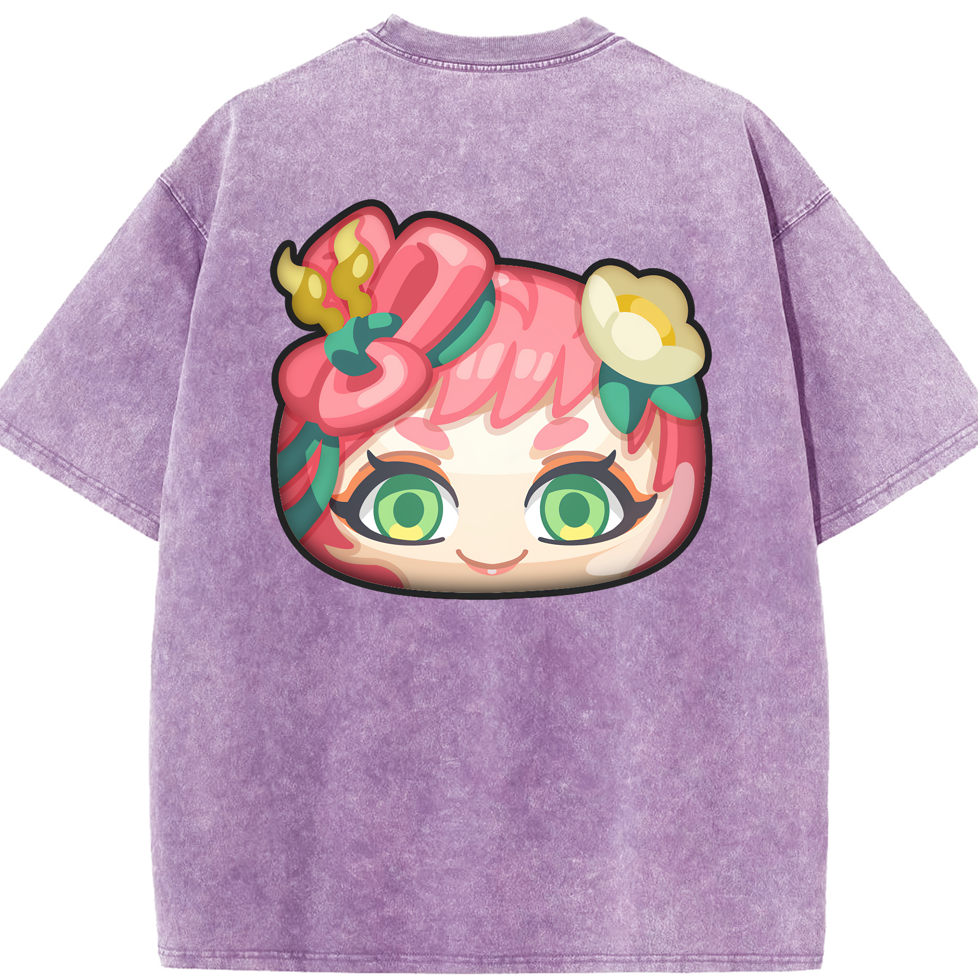 （画像用） 妖怪ウォッチ Yo-kai Watch 綿100% ヴィンテージ風 半袖Tシャツ（背面プリント）