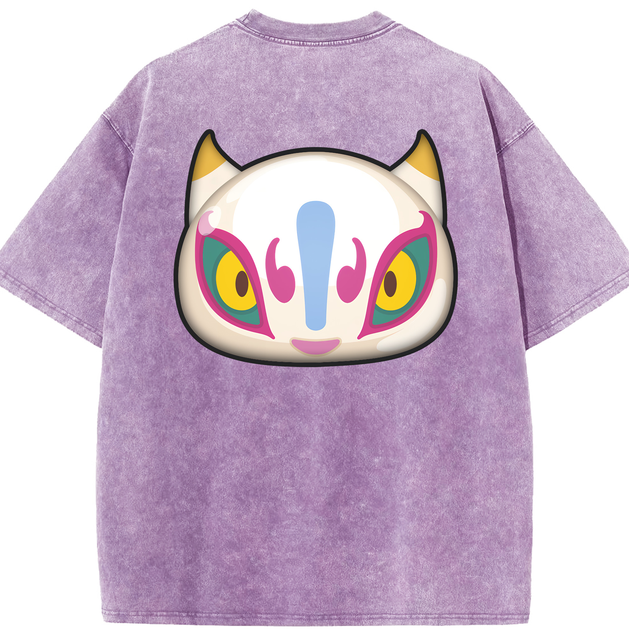 （画像用） 妖怪ウォッチ Yo-kai Watch 綿100% ヴィンテージ風 半袖Tシャツ（背面プリント）