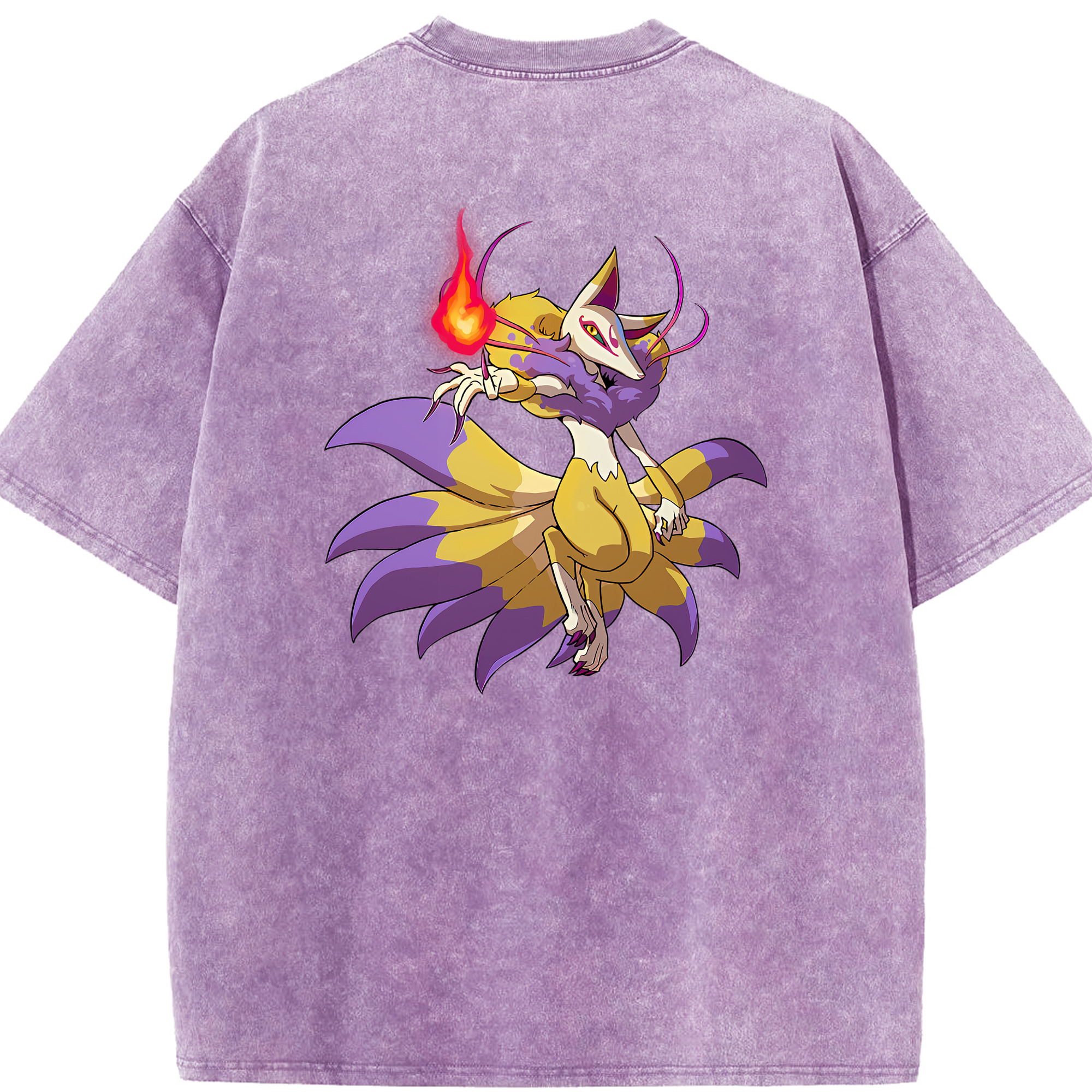 （画像用） 妖怪ウォッチ Yo-kai Watch 綿100% ヴィンテージ風 半袖Tシャツ（背面プリント）
