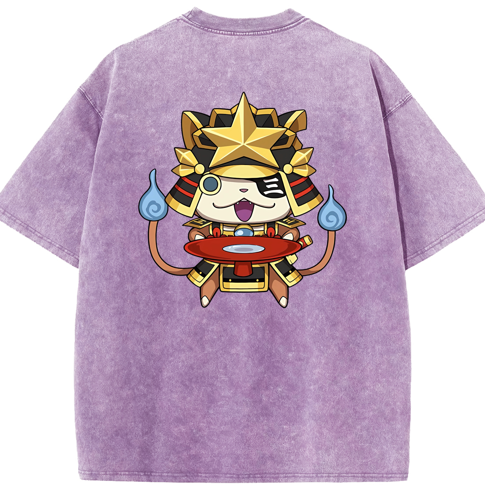 （画像用） 妖怪ウォッチ Yo-kai Watch 綿100% ヴィンテージ風 半袖Tシャツ（背面プリント）