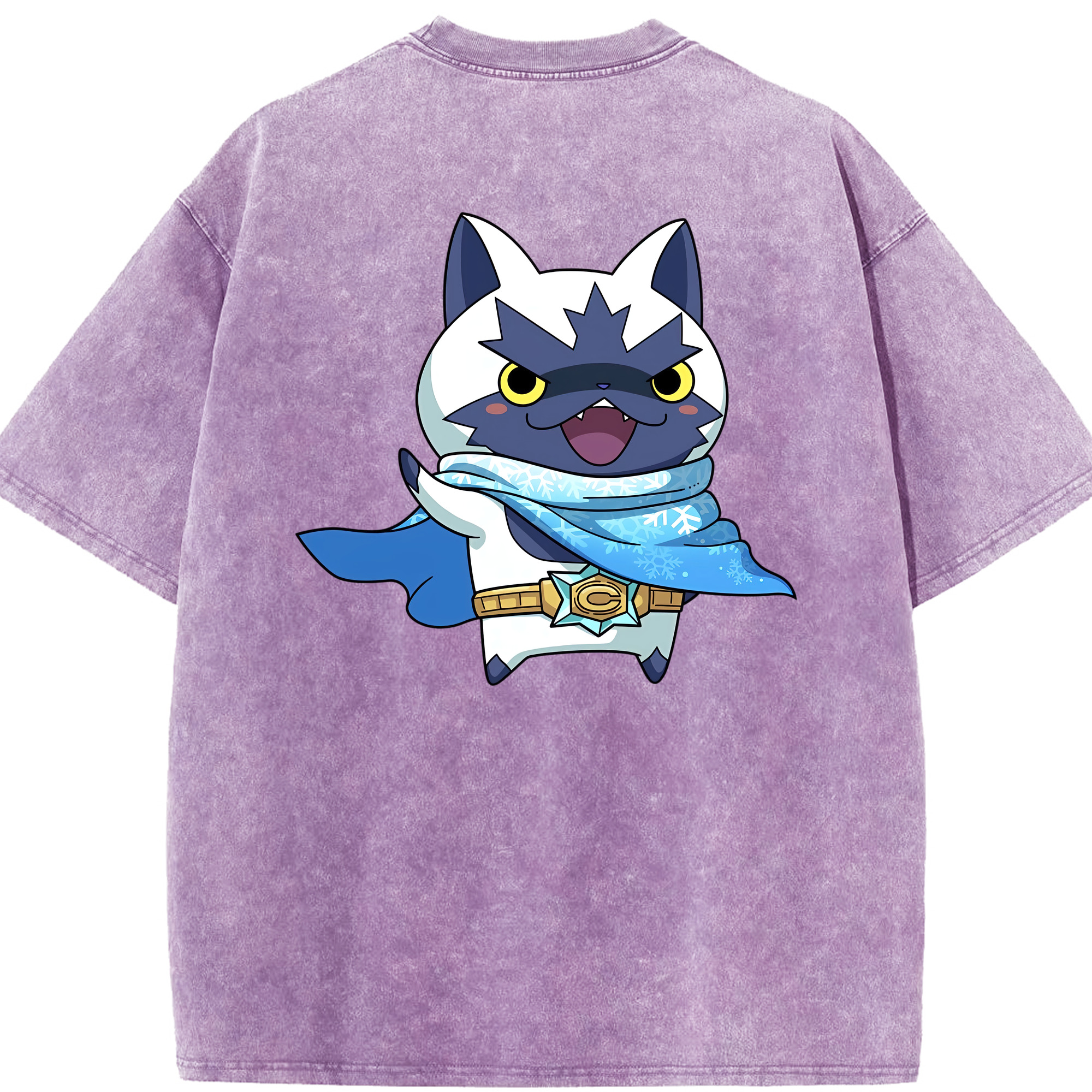 （画像用） 妖怪ウォッチ Yo-kai Watch 綿100% ヴィンテージ風 半袖Tシャツ（背面プリント）