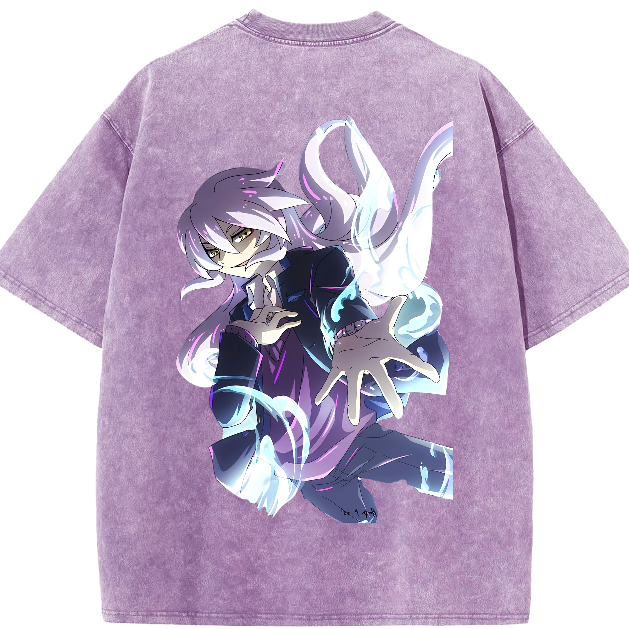 （画像用） 妖怪ウォッチ Yo-kai Watch 綿100% ヴィンテージ風 半袖Tシャツ（背面プリント）