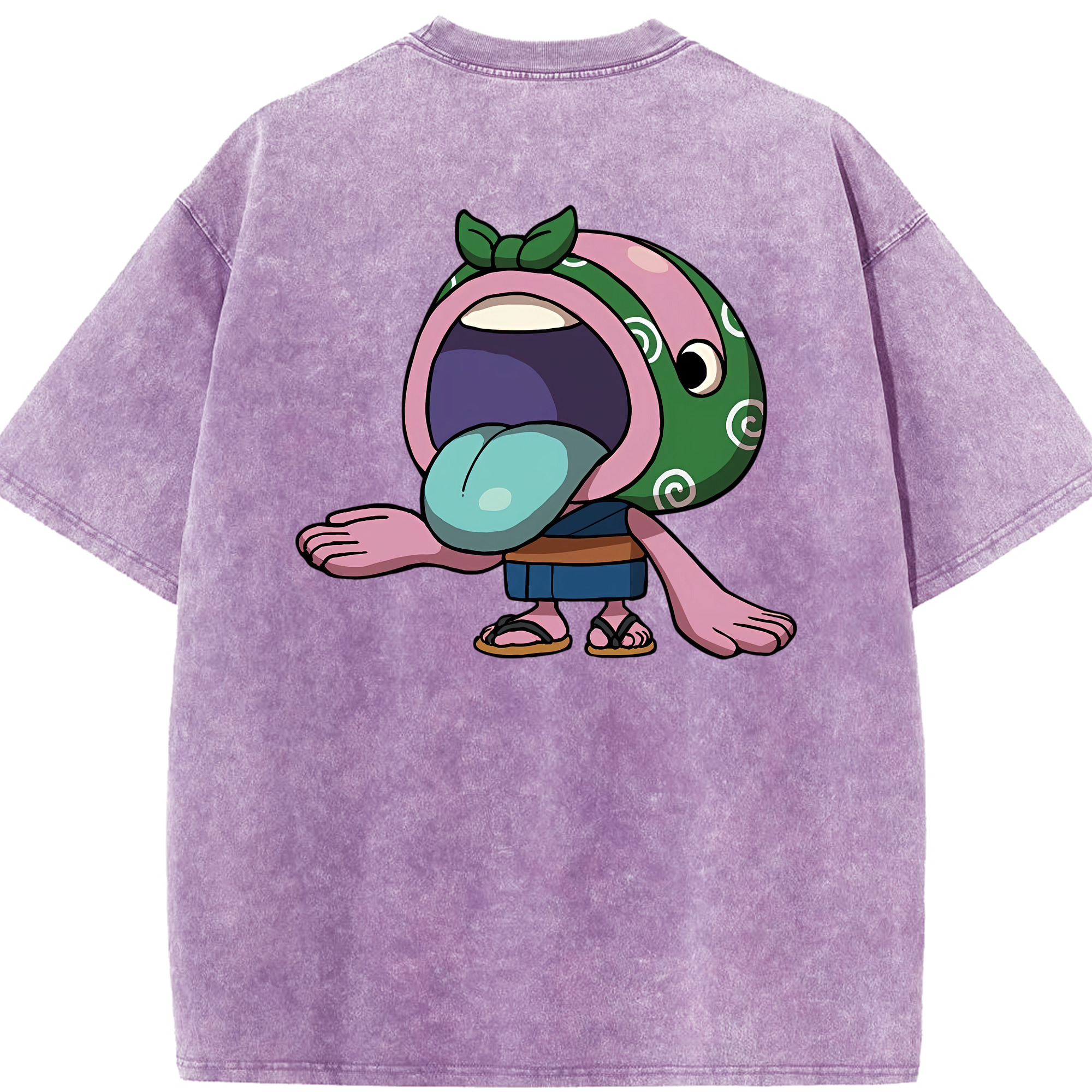 （画像用） 妖怪ウォッチ Yo-kai Watch 綿100% ヴィンテージ風 半袖Tシャツ（背面プリント）