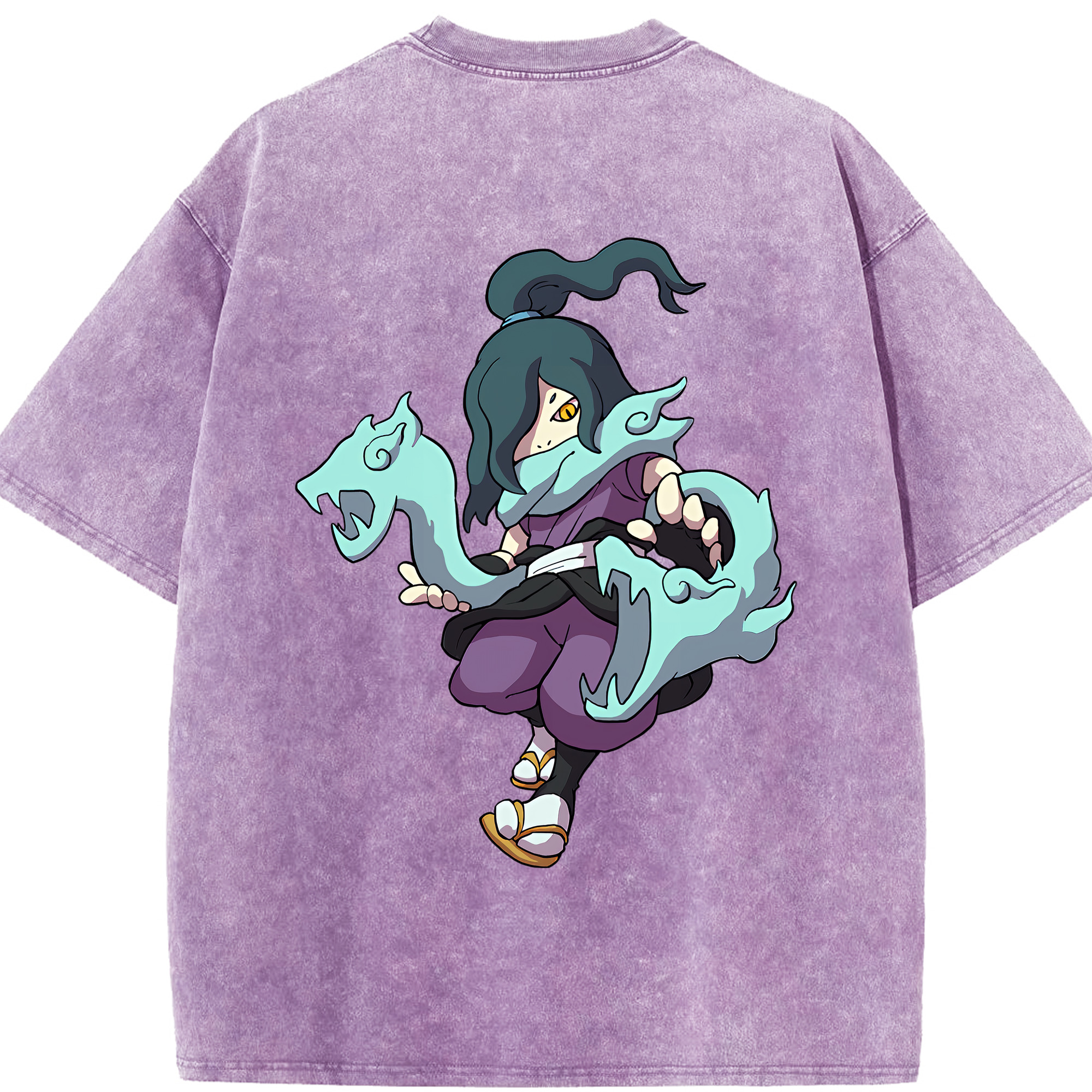 （画像用） 妖怪ウォッチ Yo-kai Watch 綿100% ヴィンテージ風 半袖Tシャツ（背面プリント）