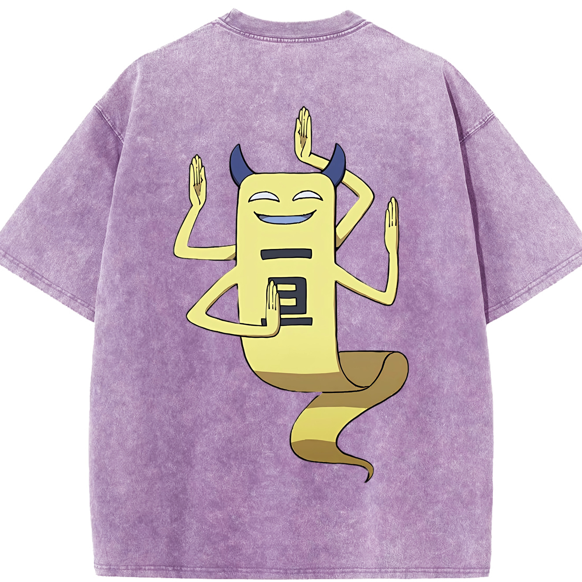（画像用） 妖怪ウォッチ Yo-kai Watch 綿100% ヴィンテージ風 半袖Tシャツ（背面プリント）