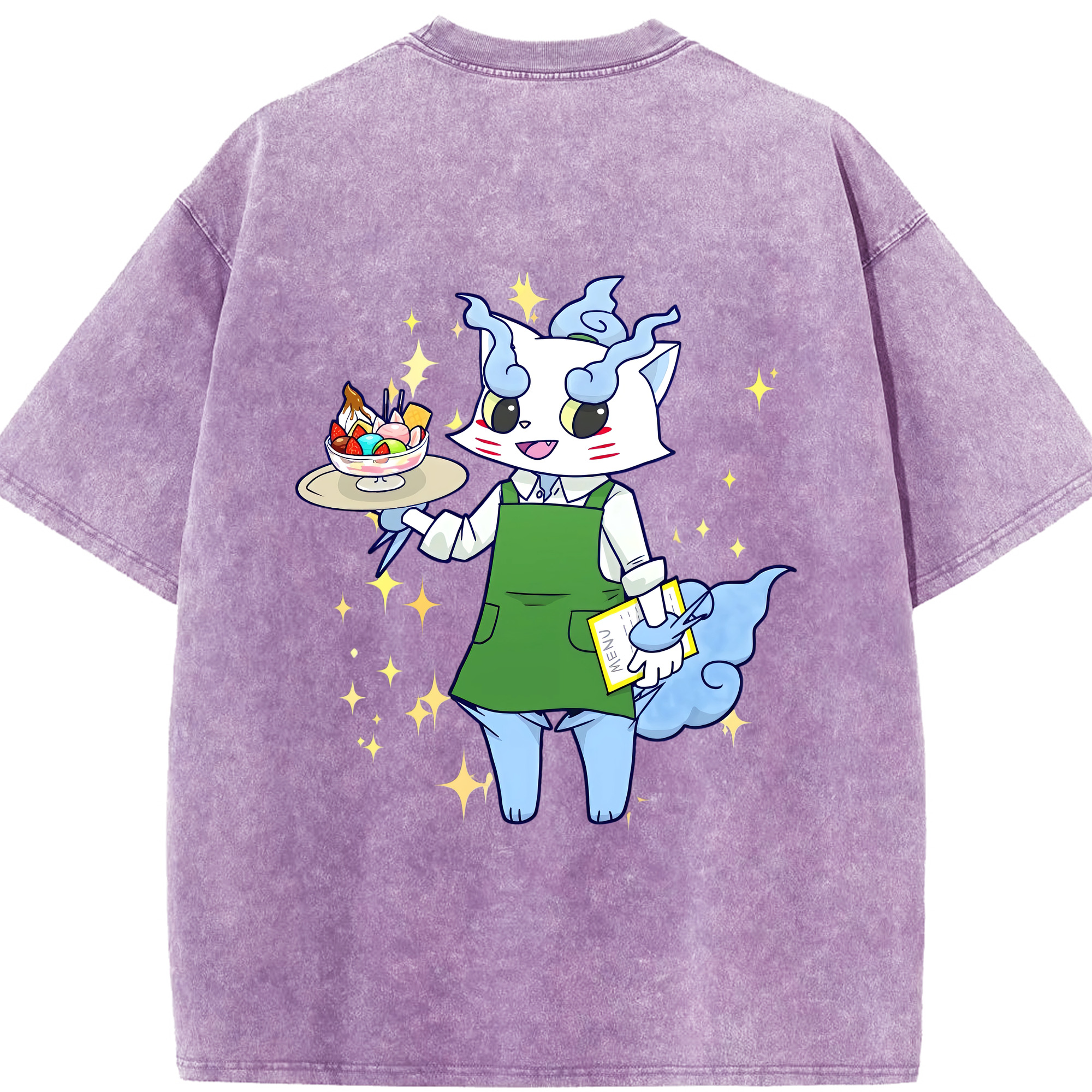 （画像用） 妖怪ウォッチ Yo-kai Watch 綿100% ヴィンテージ風 半袖Tシャツ（背面プリント）