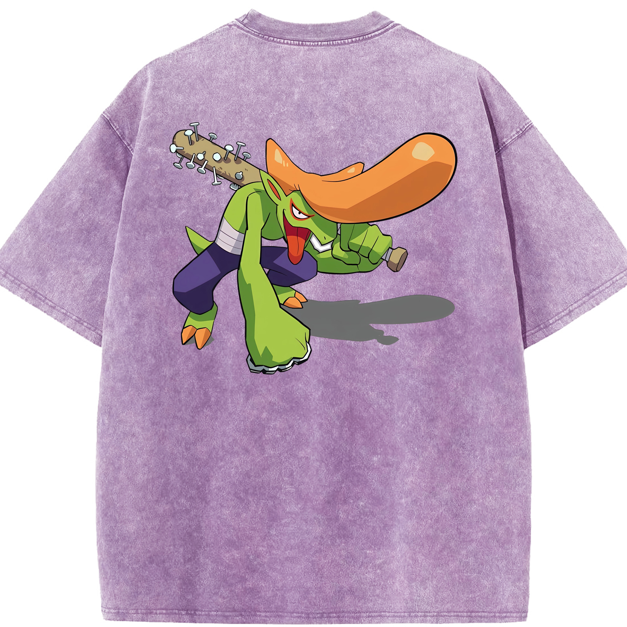 （画像用） 妖怪ウォッチ Yo-kai Watch 綿100% ヴィンテージ風 半袖Tシャツ（背面プリント）