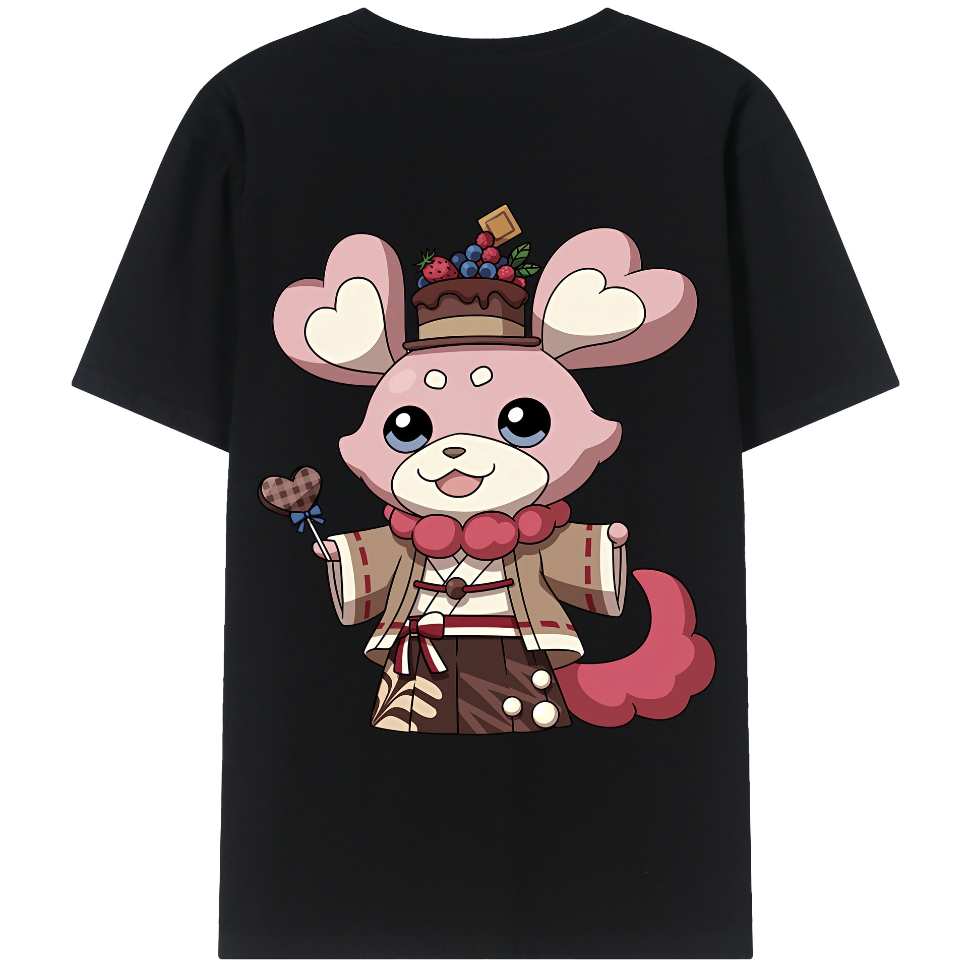 （画像用） 妖怪ウォッチ Yo-kai Watch 綿100％ メンズ半袖Tシャツ（バックプリント） 通気性