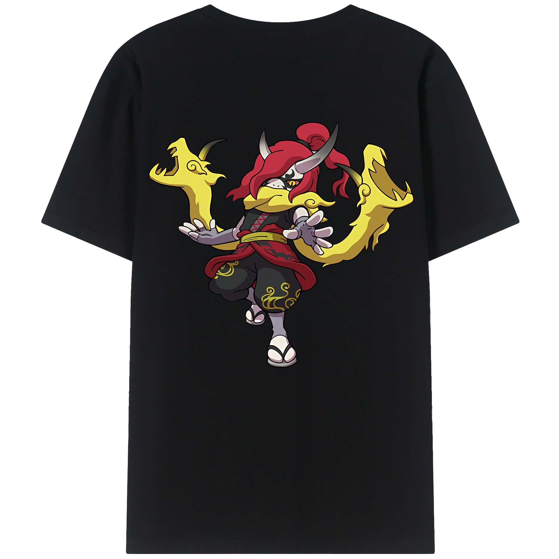 （画像用） 妖怪ウォッチ Yo-kai Watch 綿100％ メンズ半袖Tシャツ（バックプリント） 通気性