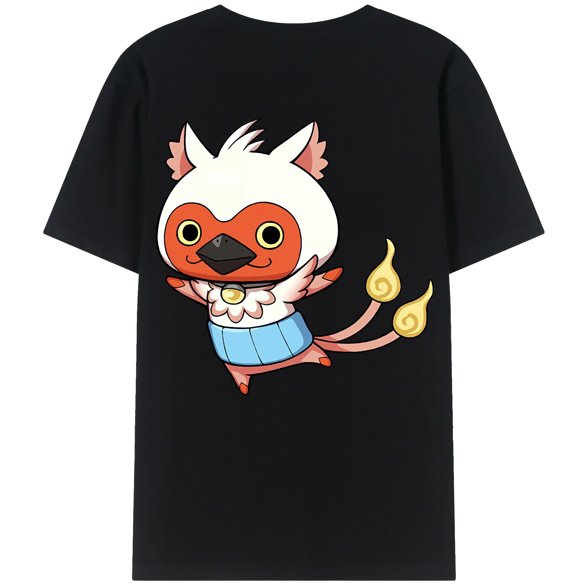 （画像用） 妖怪ウォッチ Yo-kai Watch 綿100％ メンズ半袖Tシャツ（バックプリント） 通気性