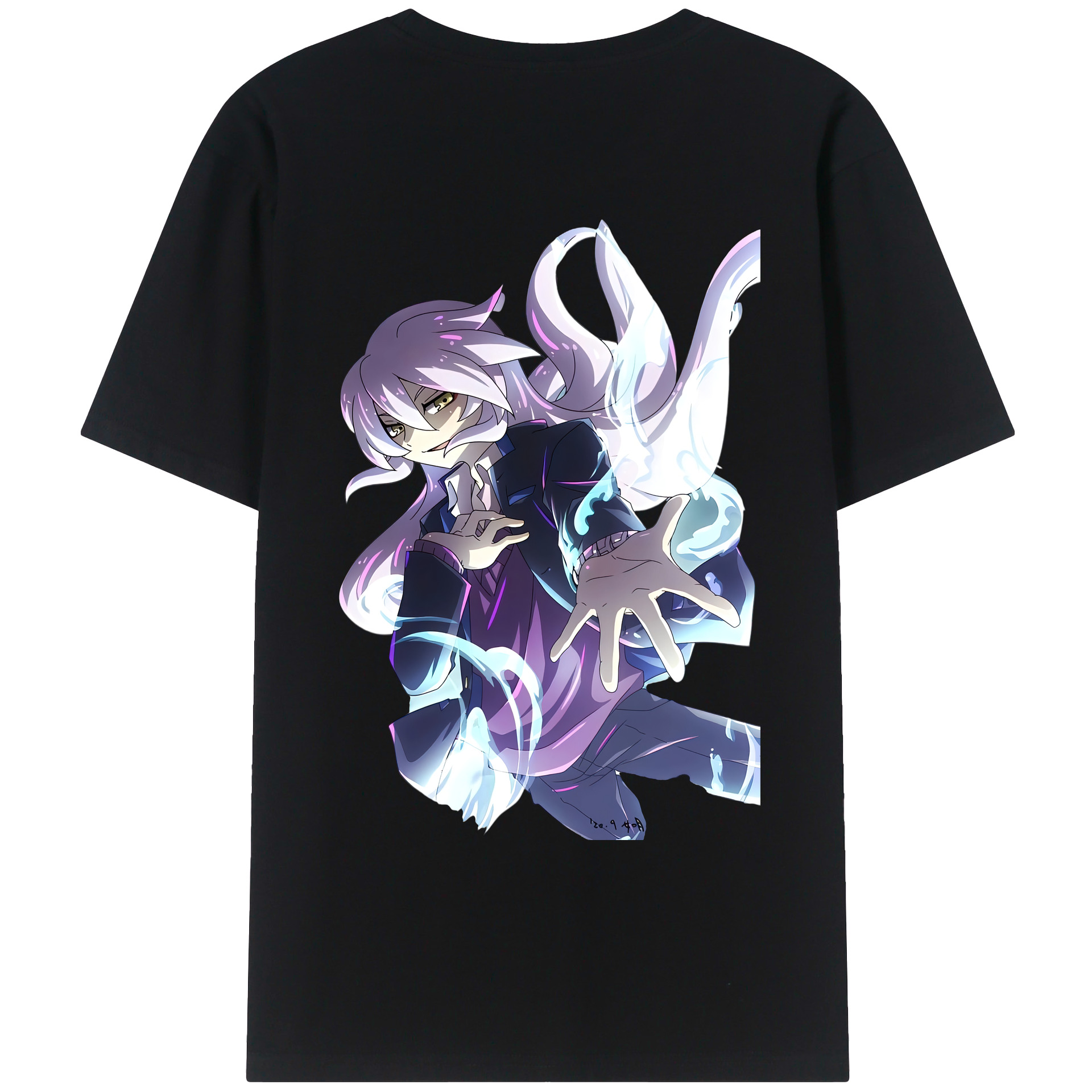 （画像用） 妖怪ウォッチ Yo-kai Watch 綿100％ メンズ半袖Tシャツ（バックプリント） 通気性