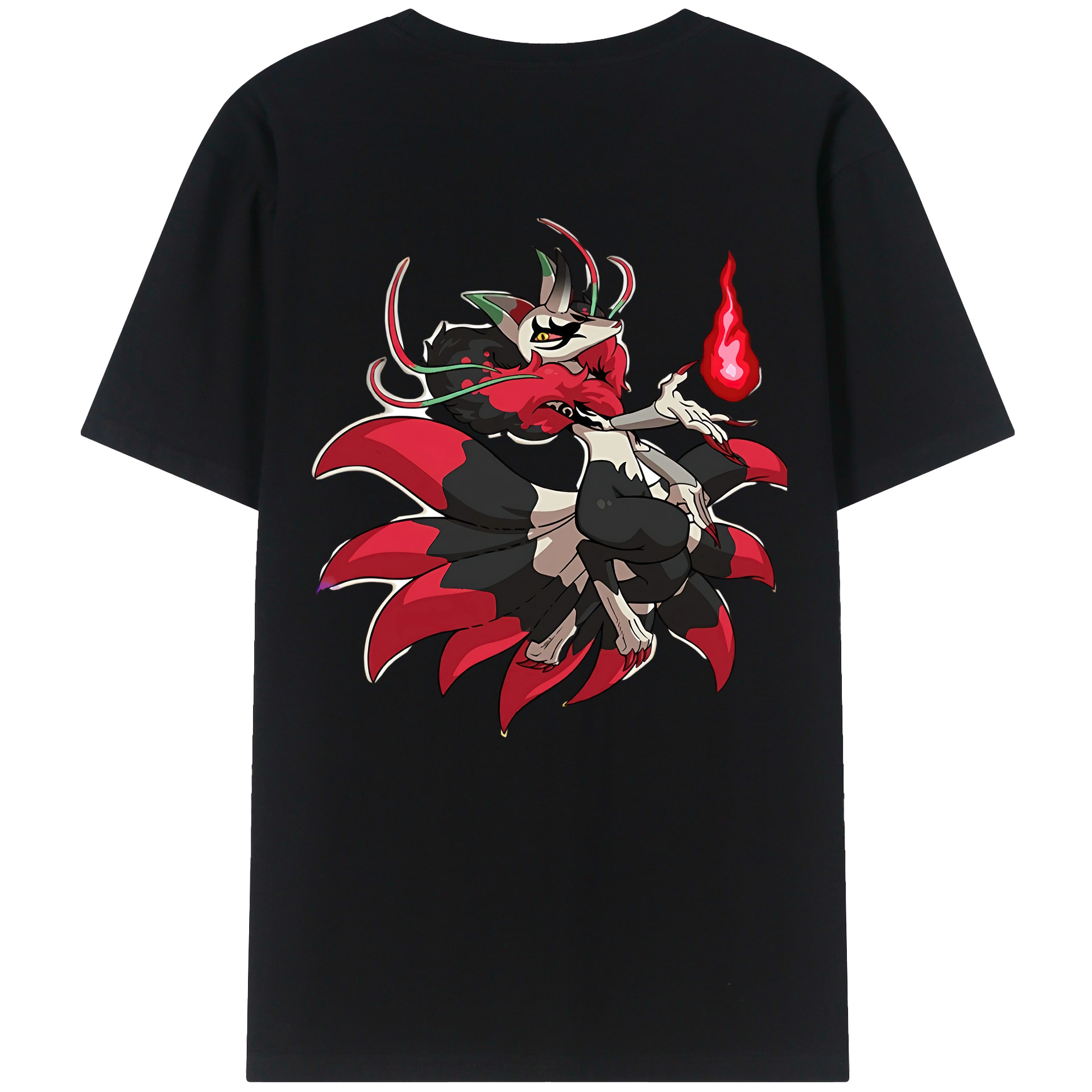 （画像用） 妖怪ウォッチ Yo-kai Watch 綿100％ メンズ半袖Tシャツ（バックプリント） 通気性