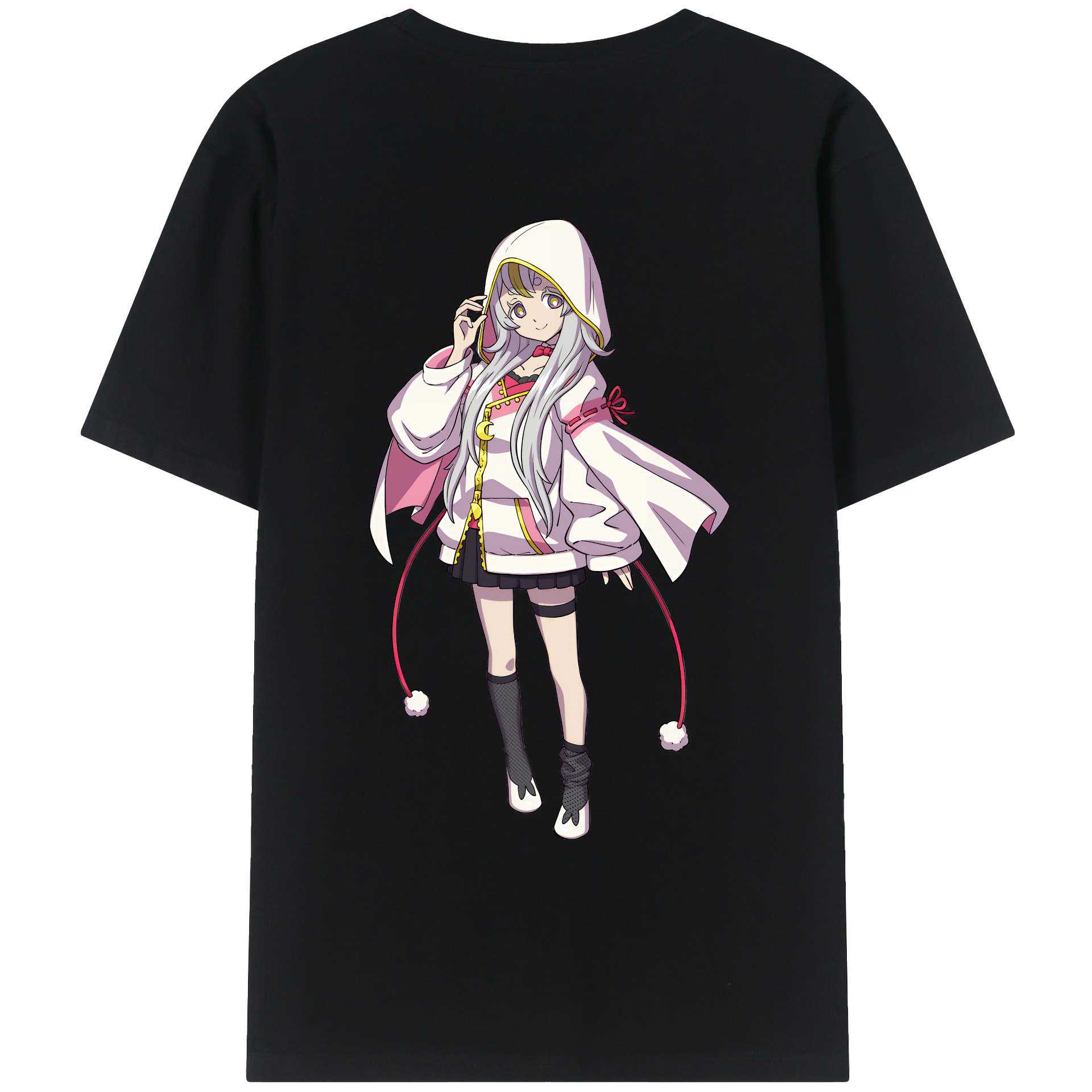 （画像用） 妖怪ウォッチ Yo-kai Watch 綿100％ メンズ半袖Tシャツ（バックプリント） 通気性