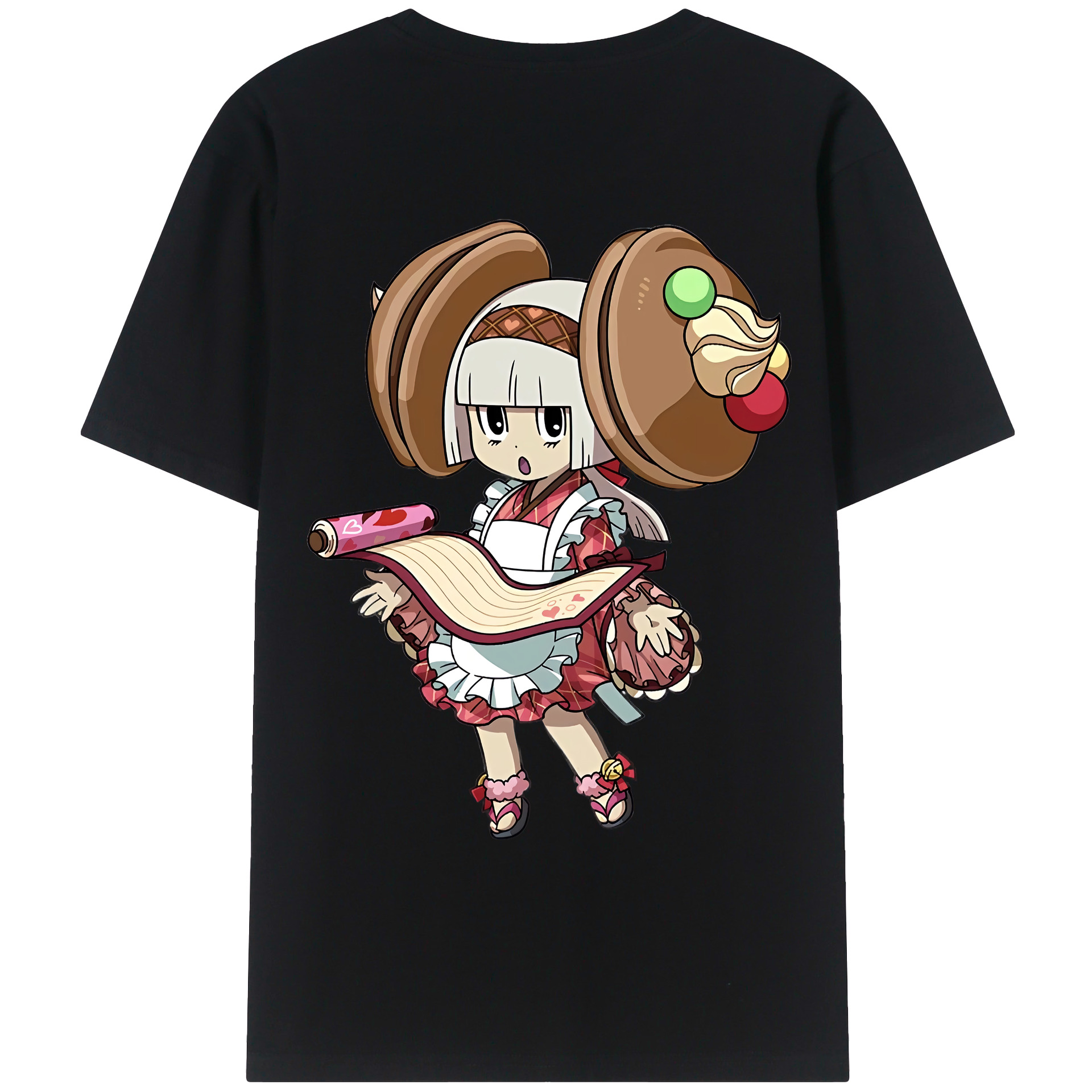 （画像用） 妖怪ウォッチ Yo-kai Watch 綿100％ メンズ半袖Tシャツ（バックプリント） 通気性