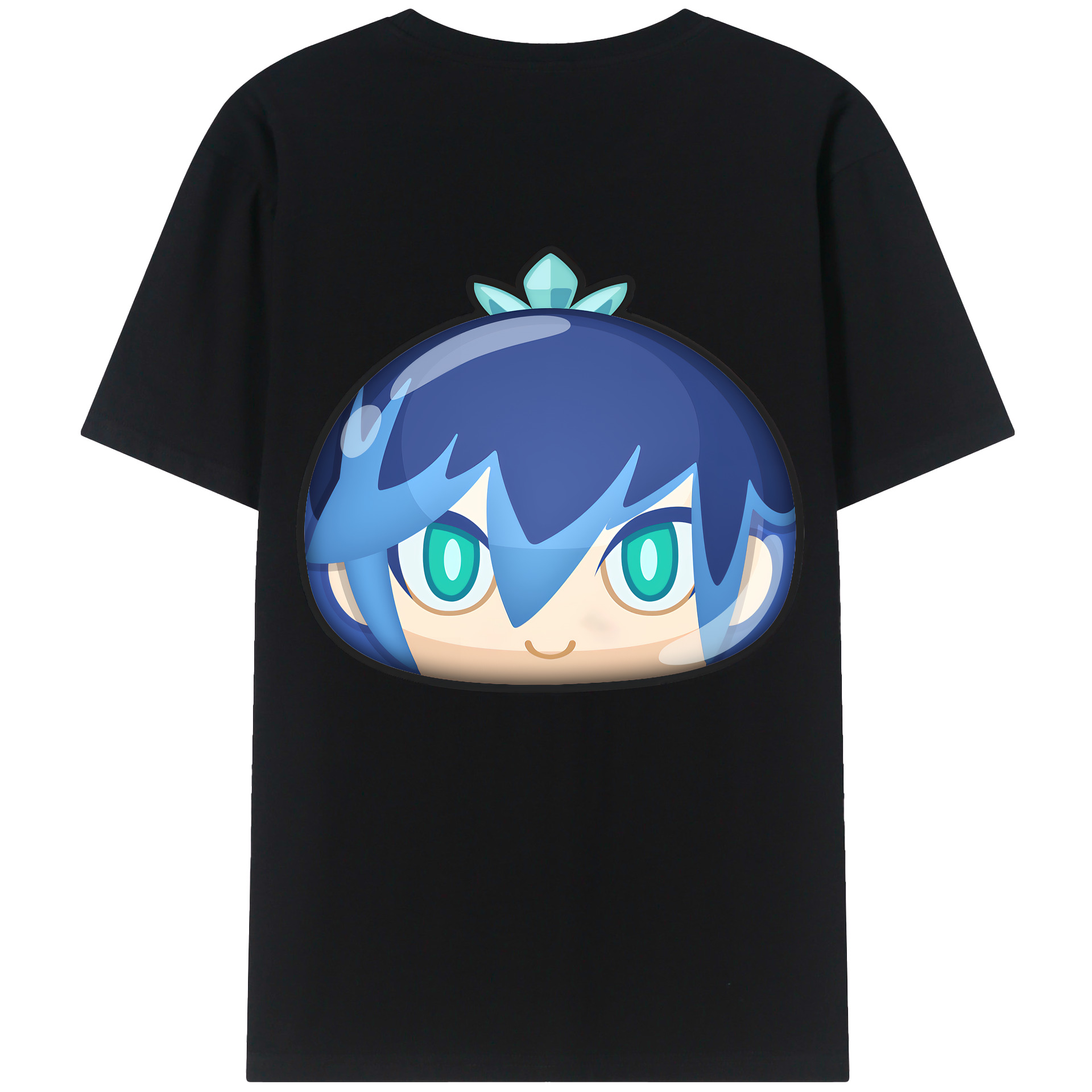 （画像用） 妖怪ウォッチ Yo-kai Watch 綿100％ メンズ半袖Tシャツ（バックプリント） 通気性