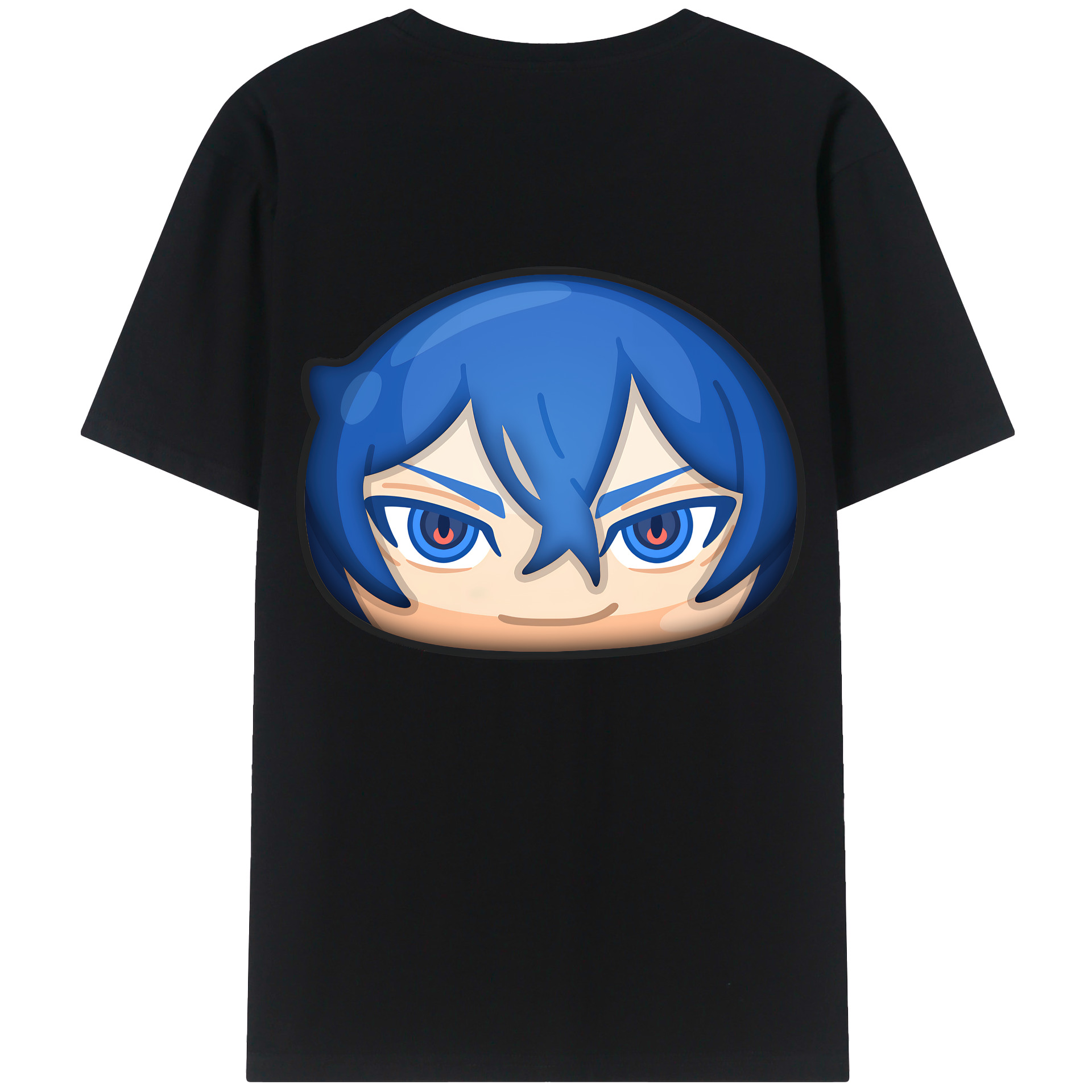 （画像用） 妖怪ウォッチ Yo-kai Watch 綿100％ メンズ半袖Tシャツ（バックプリント） 通気性