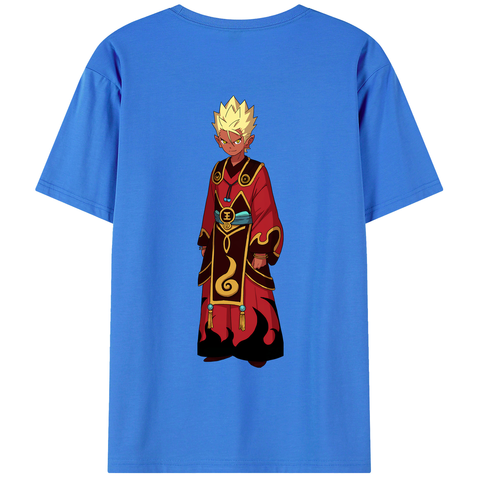 （画像用） 妖怪ウォッチ Yo-kai Watch 綿100％ メンズ半袖Tシャツ（バックプリント） 通気性