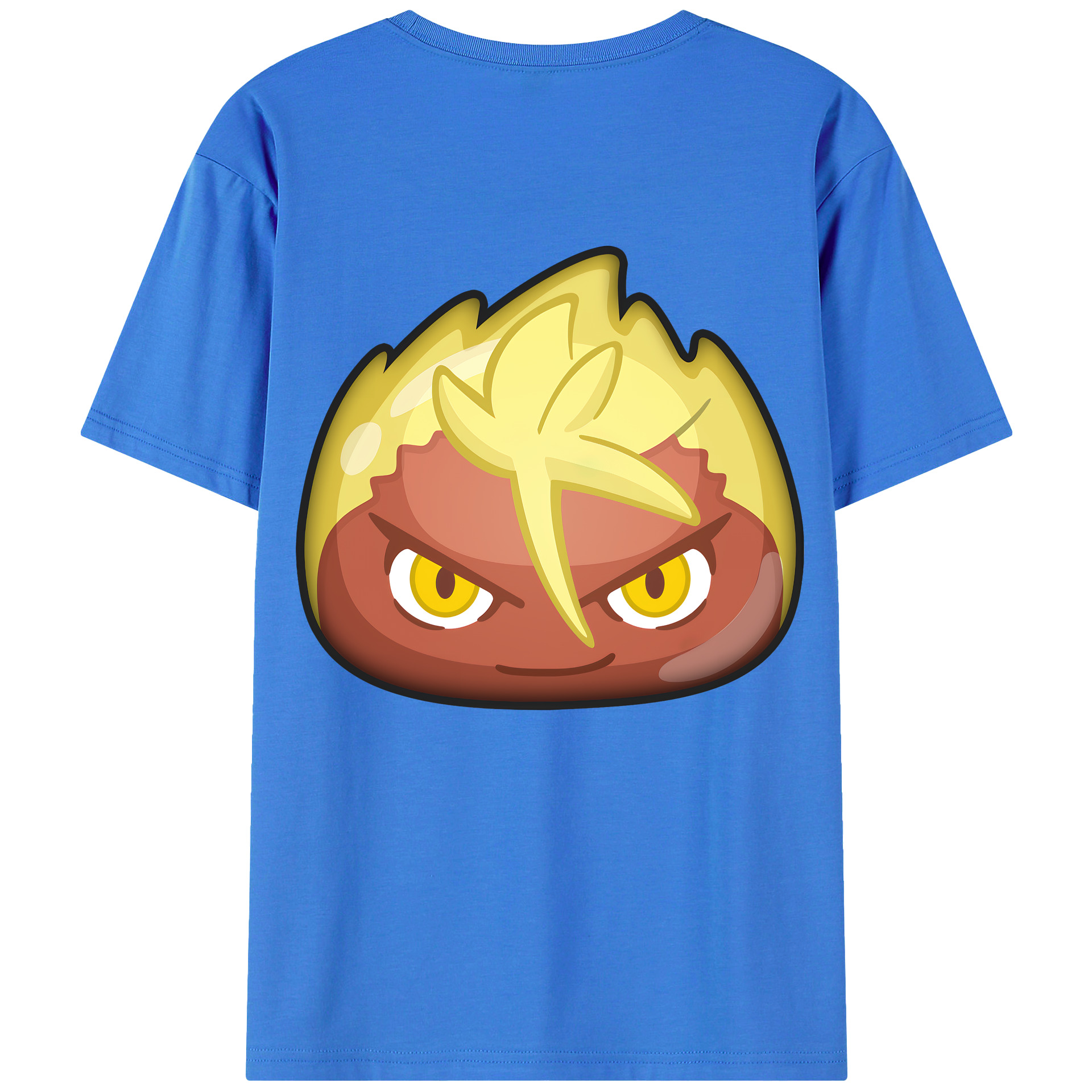 （画像用） 妖怪ウォッチ Yo-kai Watch 綿100％ メンズ半袖Tシャツ（バックプリント） 通気性
