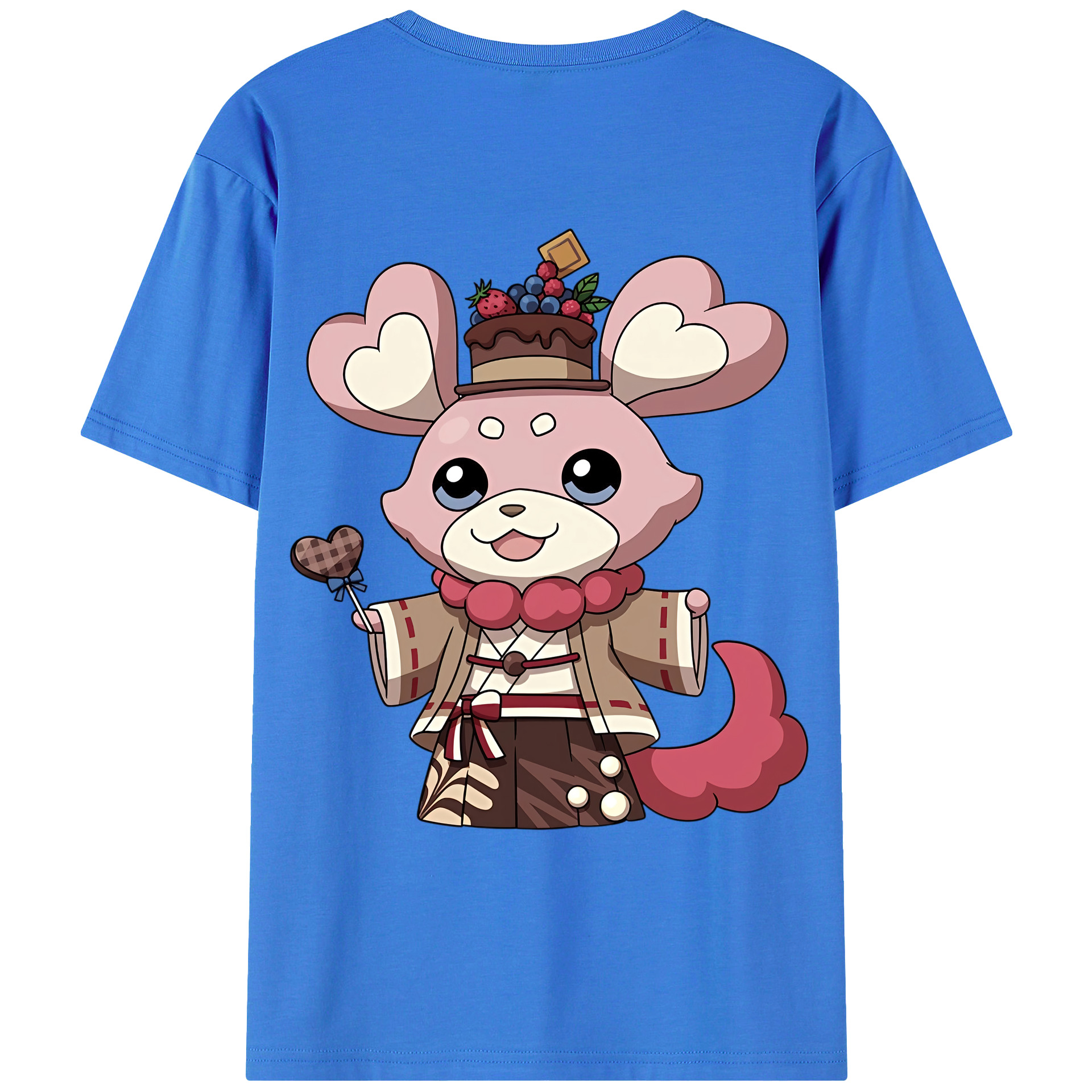 （画像用） 妖怪ウォッチ Yo-kai Watch 綿100％ メンズ半袖Tシャツ（バックプリント） 通気性