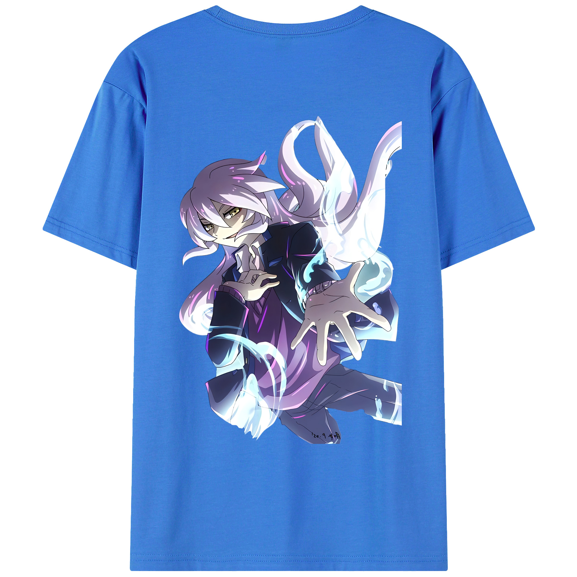 （画像用） 妖怪ウォッチ Yo-kai Watch 綿100％ メンズ半袖Tシャツ（バックプリント） 通気性
