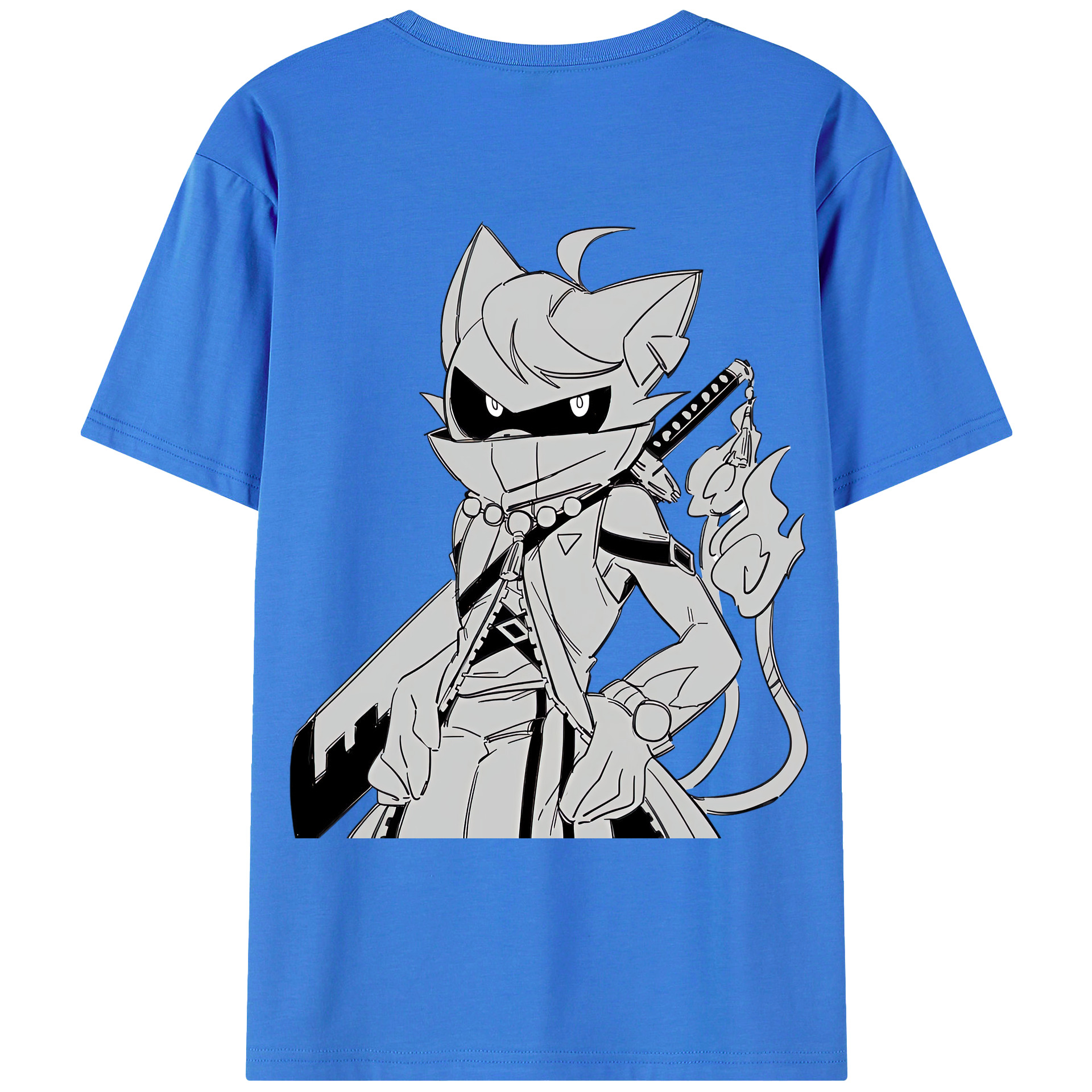 （画像用） 妖怪ウォッチ Yo-kai Watch 綿100％ メンズ半袖Tシャツ（バックプリント） 通気性