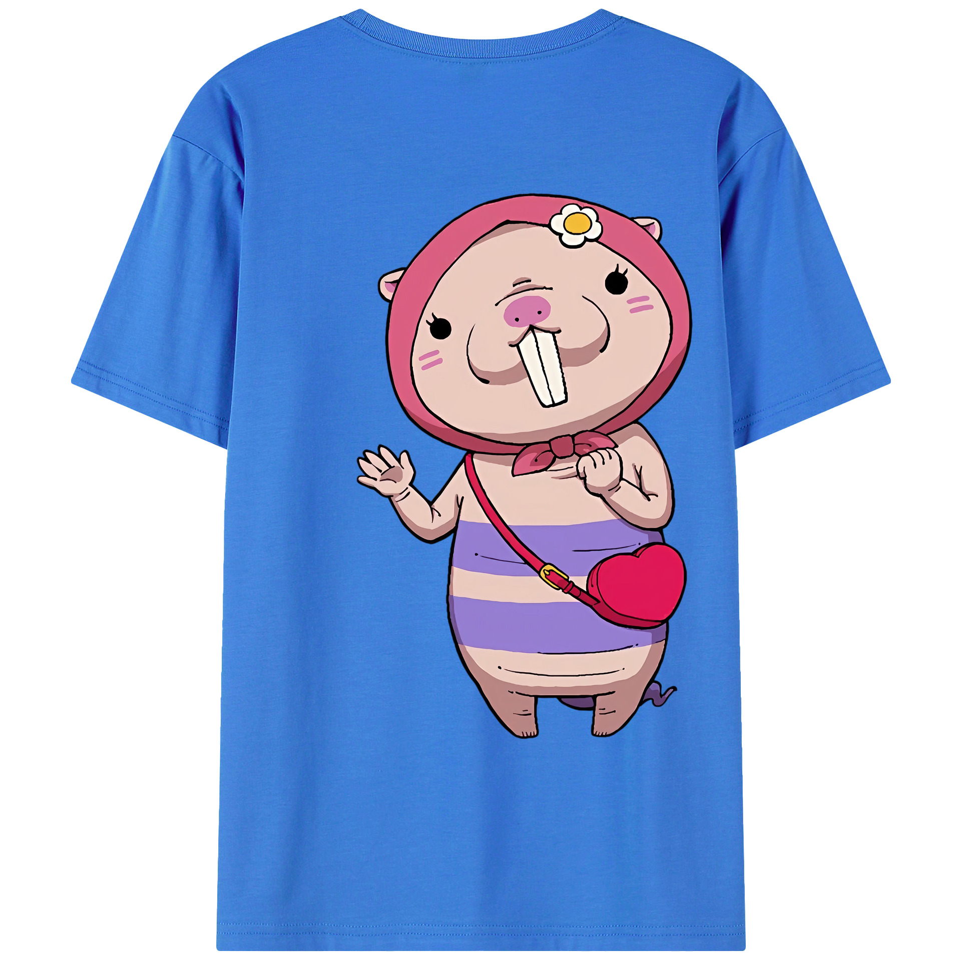 （画像用） 妖怪ウォッチ Yo-kai Watch 綿100％ メンズ半袖Tシャツ（バックプリント） 通気性
