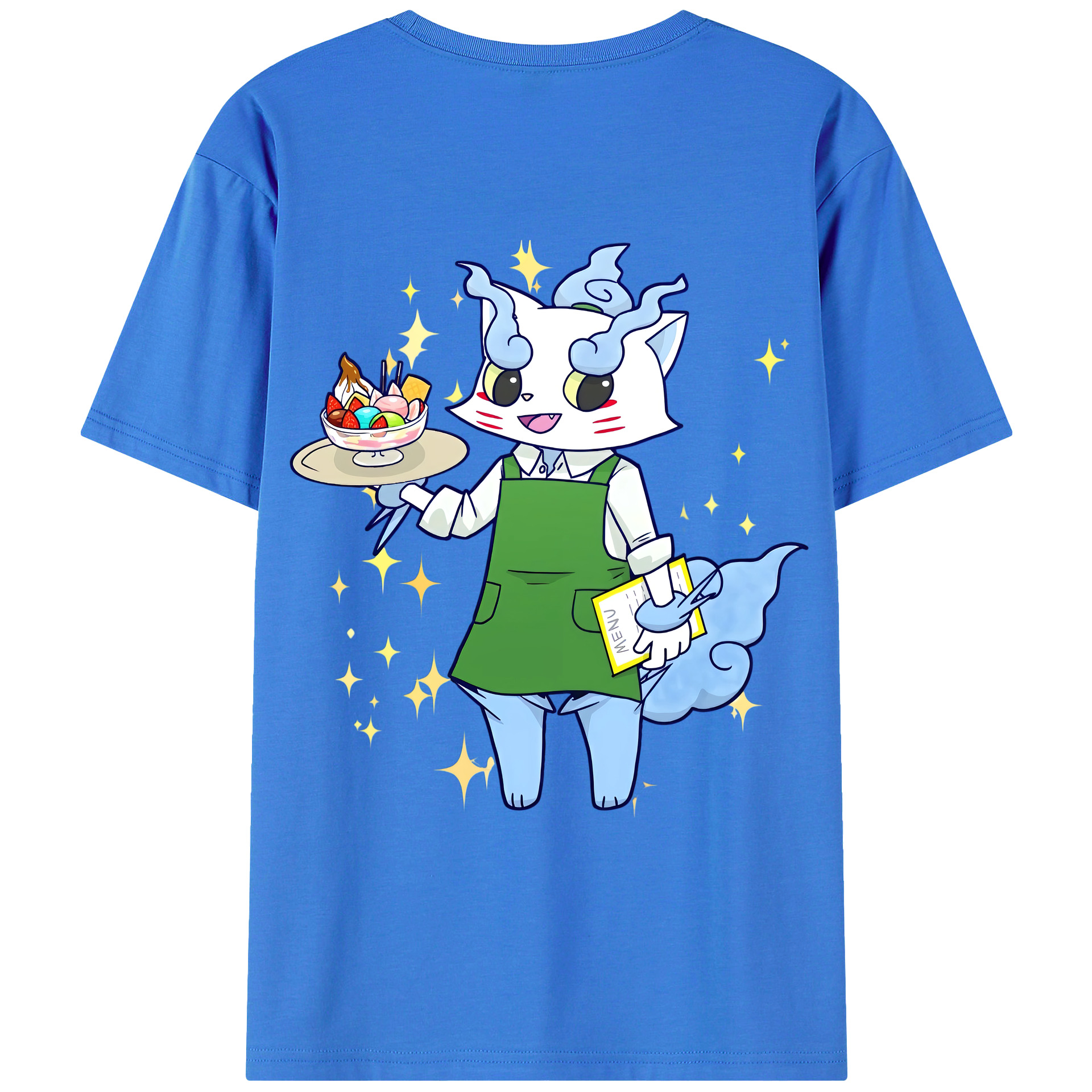 （画像用） 妖怪ウォッチ Yo-kai Watch 綿100％ メンズ半袖Tシャツ（バックプリント） 通気性