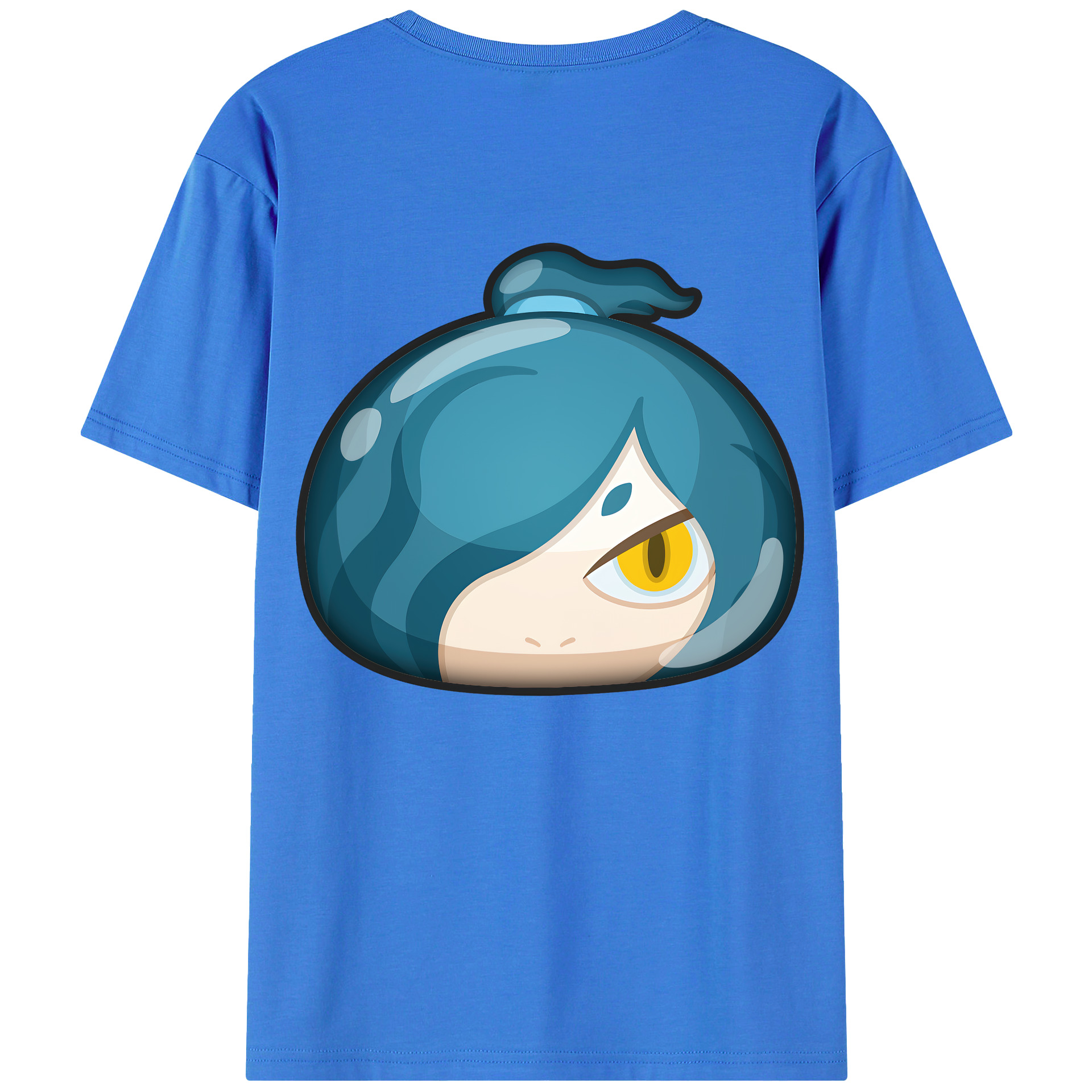 （画像用） 妖怪ウォッチ Yo-kai Watch 綿100％ メンズ半袖Tシャツ（バックプリント） 通気性
