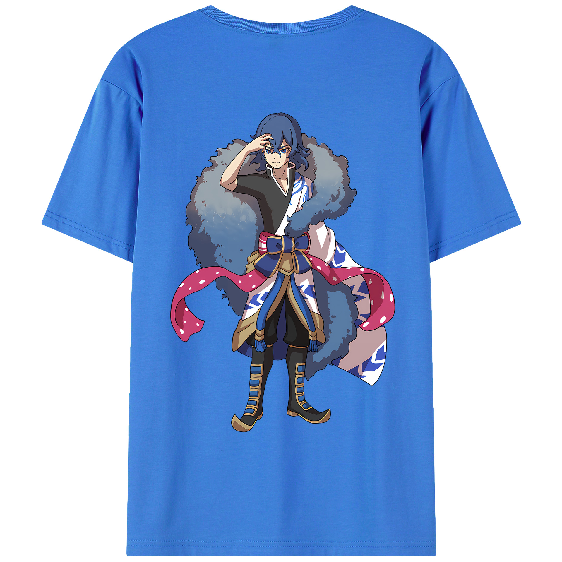 （画像用） 妖怪ウォッチ Yo-kai Watch 綿100％ メンズ半袖Tシャツ（バックプリント） 通気性