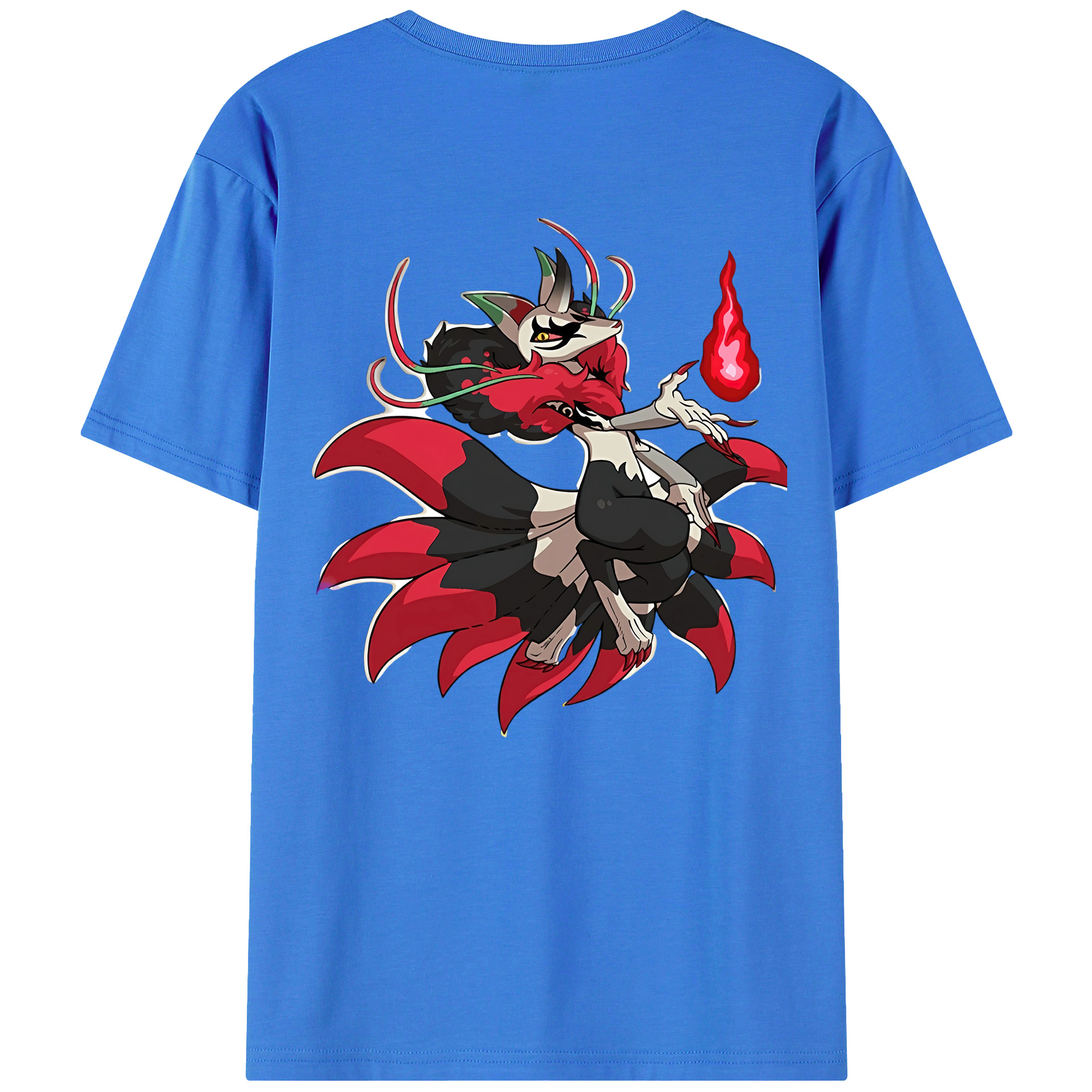 （画像用） 妖怪ウォッチ Yo-kai Watch 綿100％ メンズ半袖Tシャツ（バックプリント） 通気性