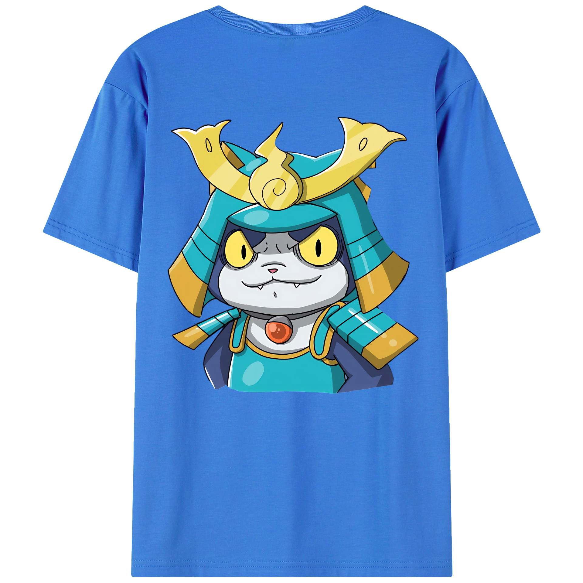 （画像用） 妖怪ウォッチ Yo-kai Watch 綿100％ メンズ半袖Tシャツ（バックプリント） 通気性
