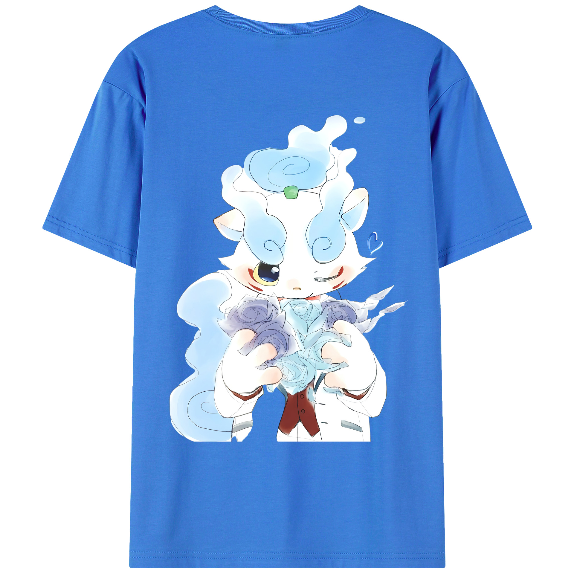 （画像用） 妖怪ウォッチ Yo-kai Watch 綿100％ メンズ半袖Tシャツ（バックプリント） 通気性