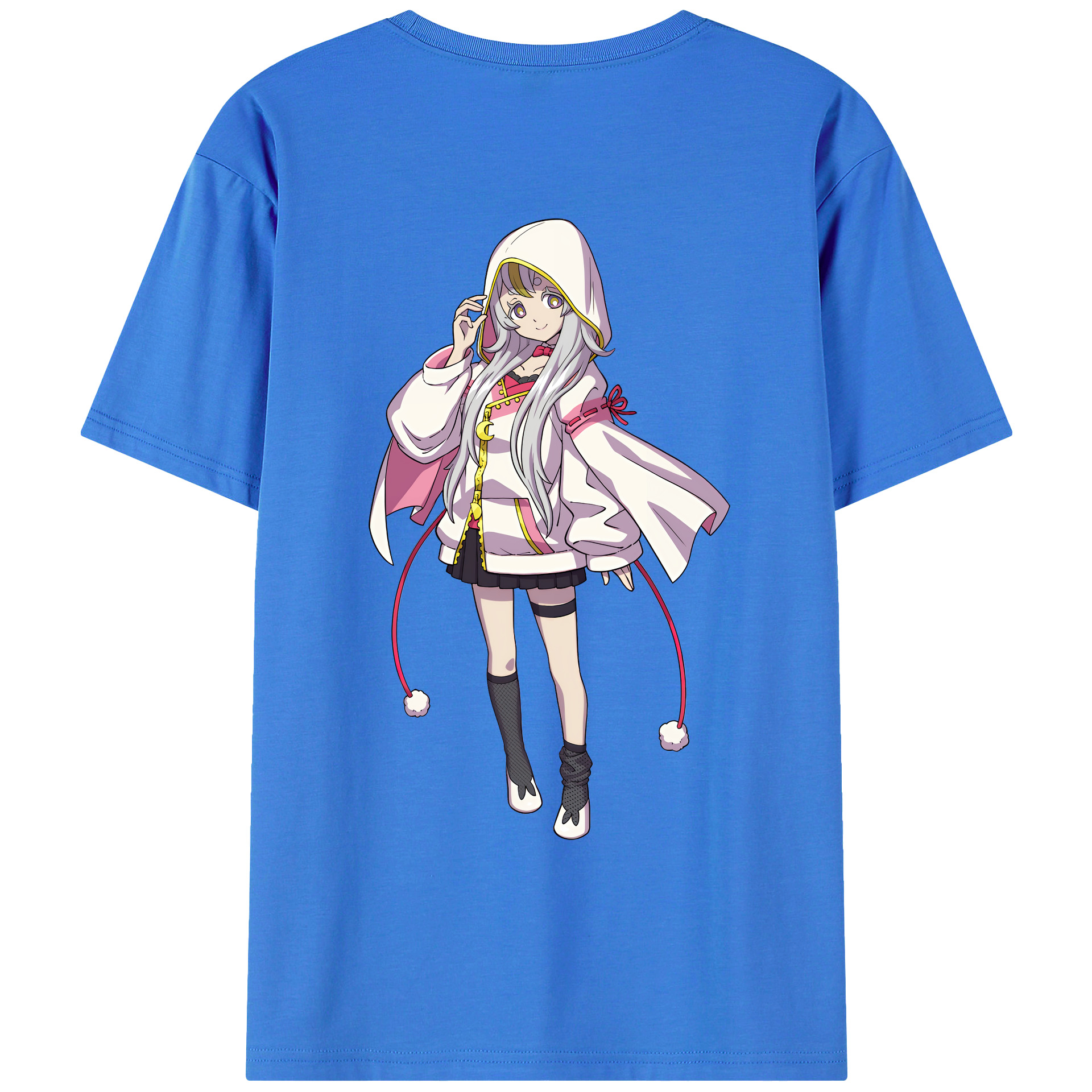 （画像用） 妖怪ウォッチ Yo-kai Watch 綿100％ メンズ半袖Tシャツ（バックプリント） 通気性