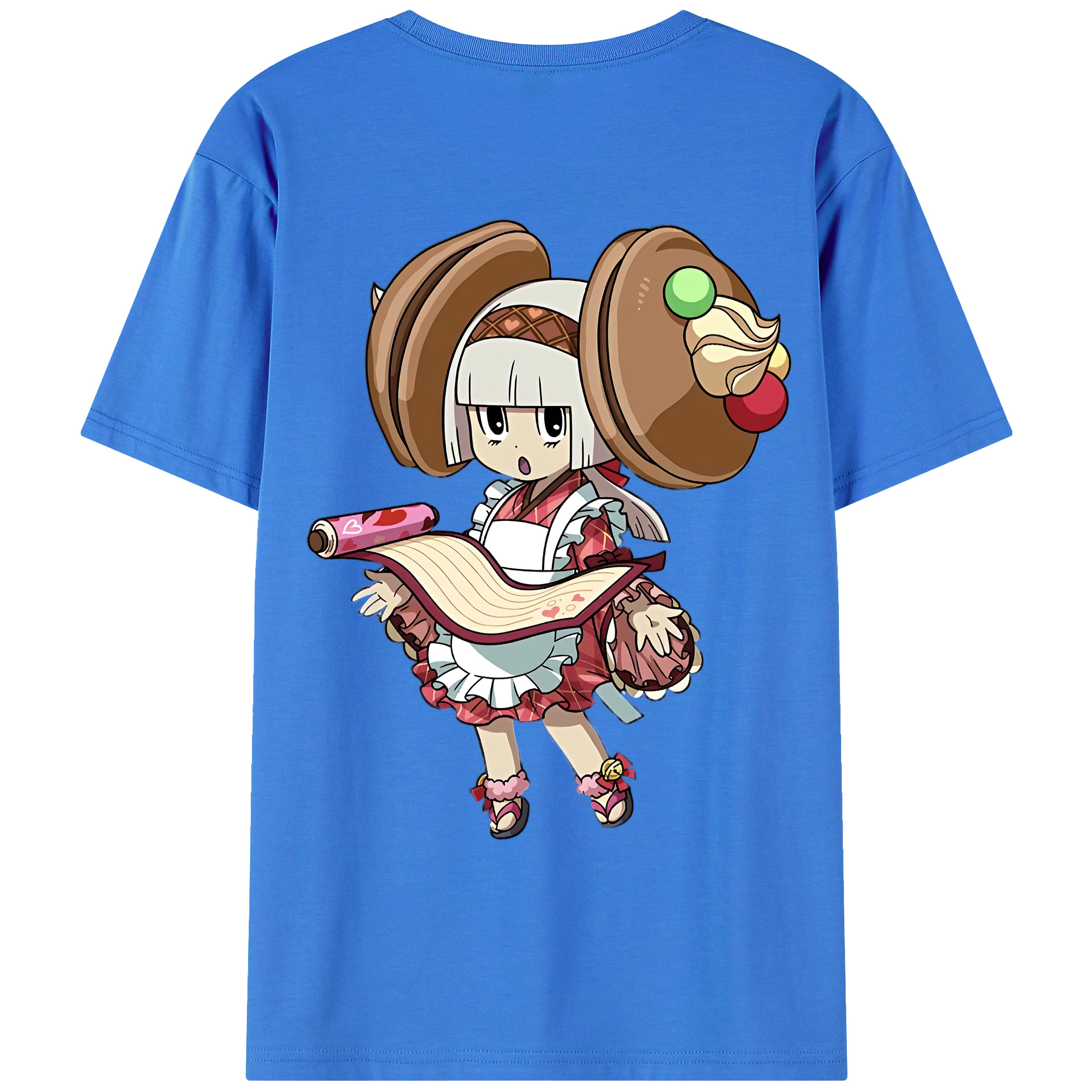 （画像用） 妖怪ウォッチ Yo-kai Watch 綿100％ メンズ半袖Tシャツ（バックプリント） 通気性
