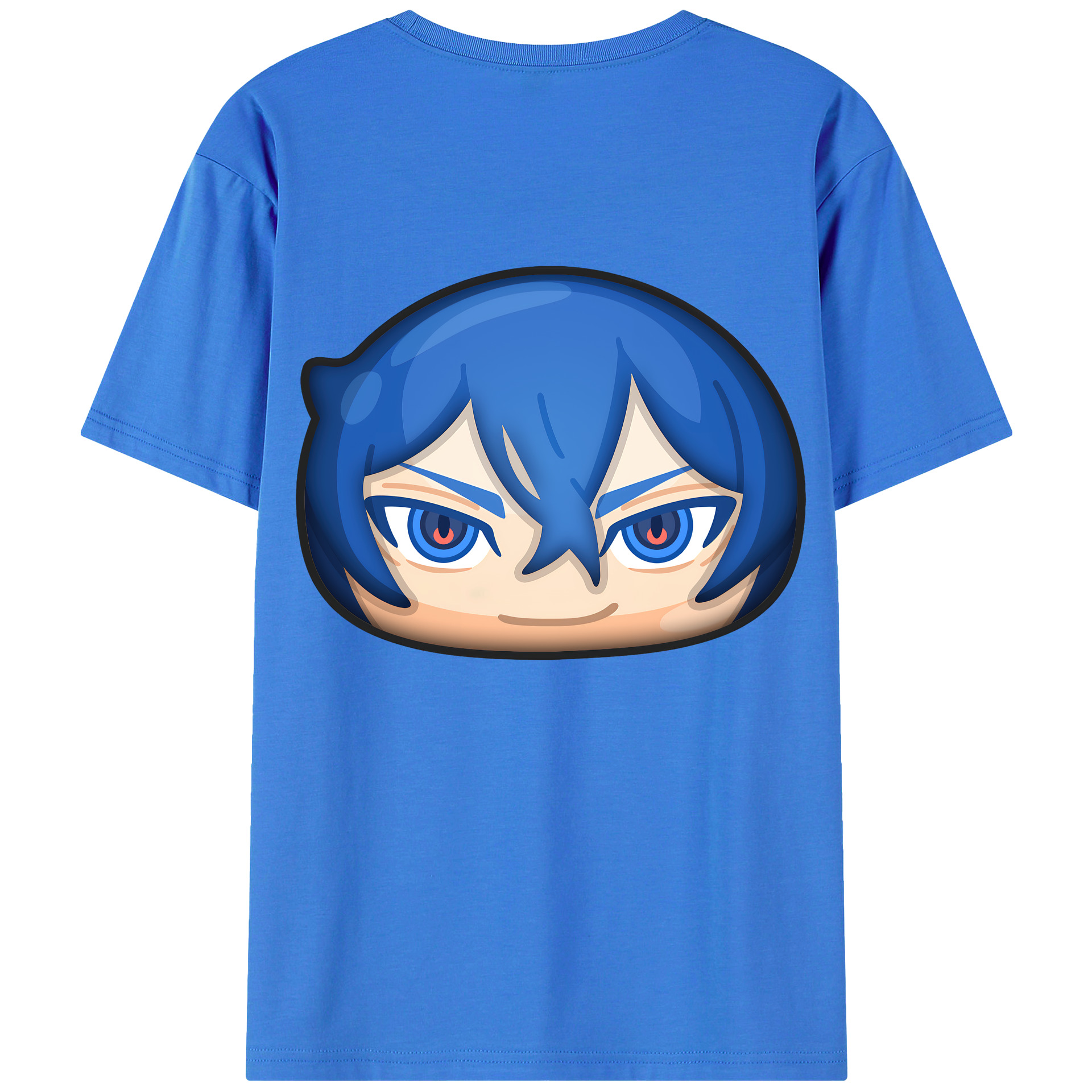（画像用） 妖怪ウォッチ Yo-kai Watch 綿100％ メンズ半袖Tシャツ（バックプリント） 通気性