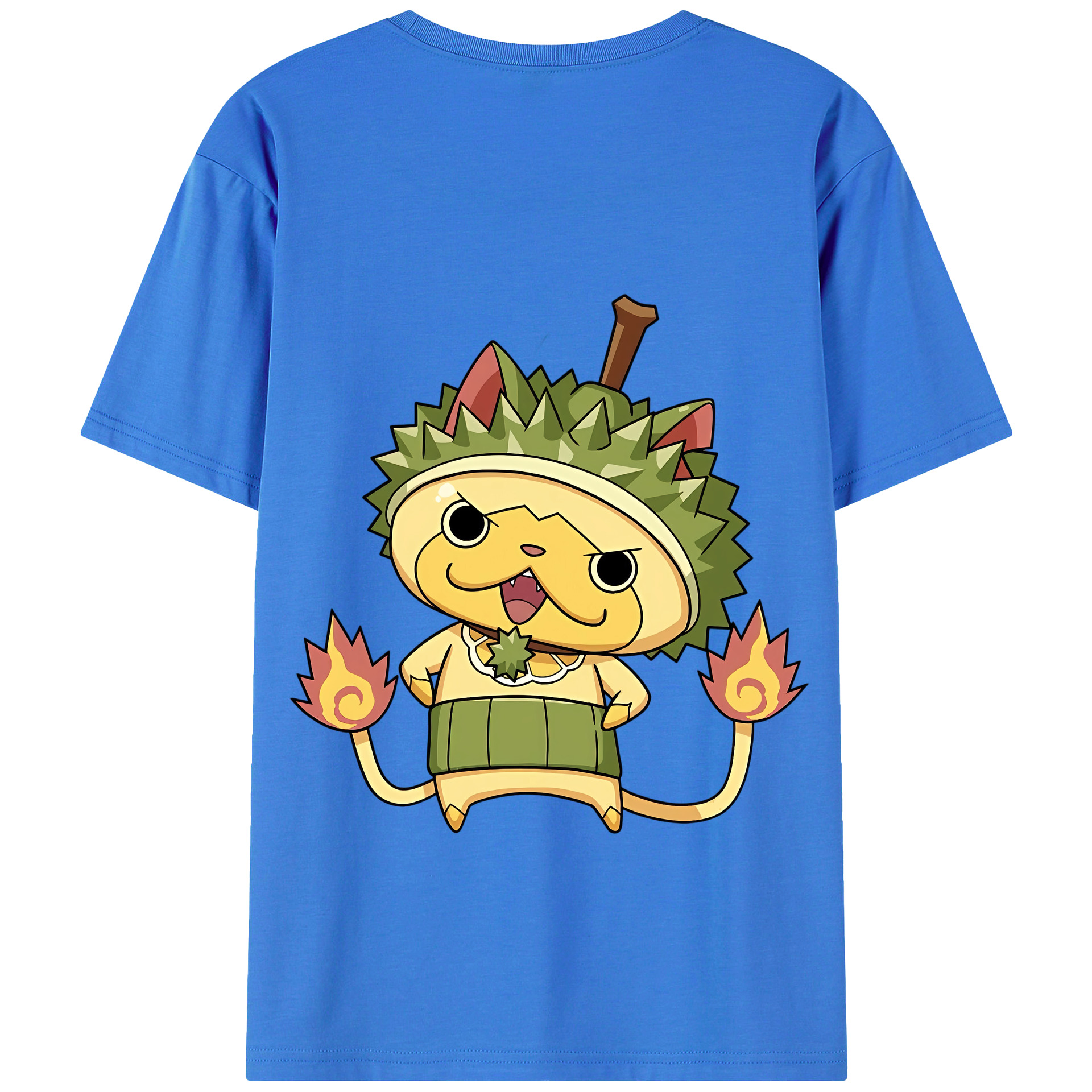 （画像用） 妖怪ウォッチ Yo-kai Watch 綿100％ メンズ半袖Tシャツ（バックプリント） 通気性
