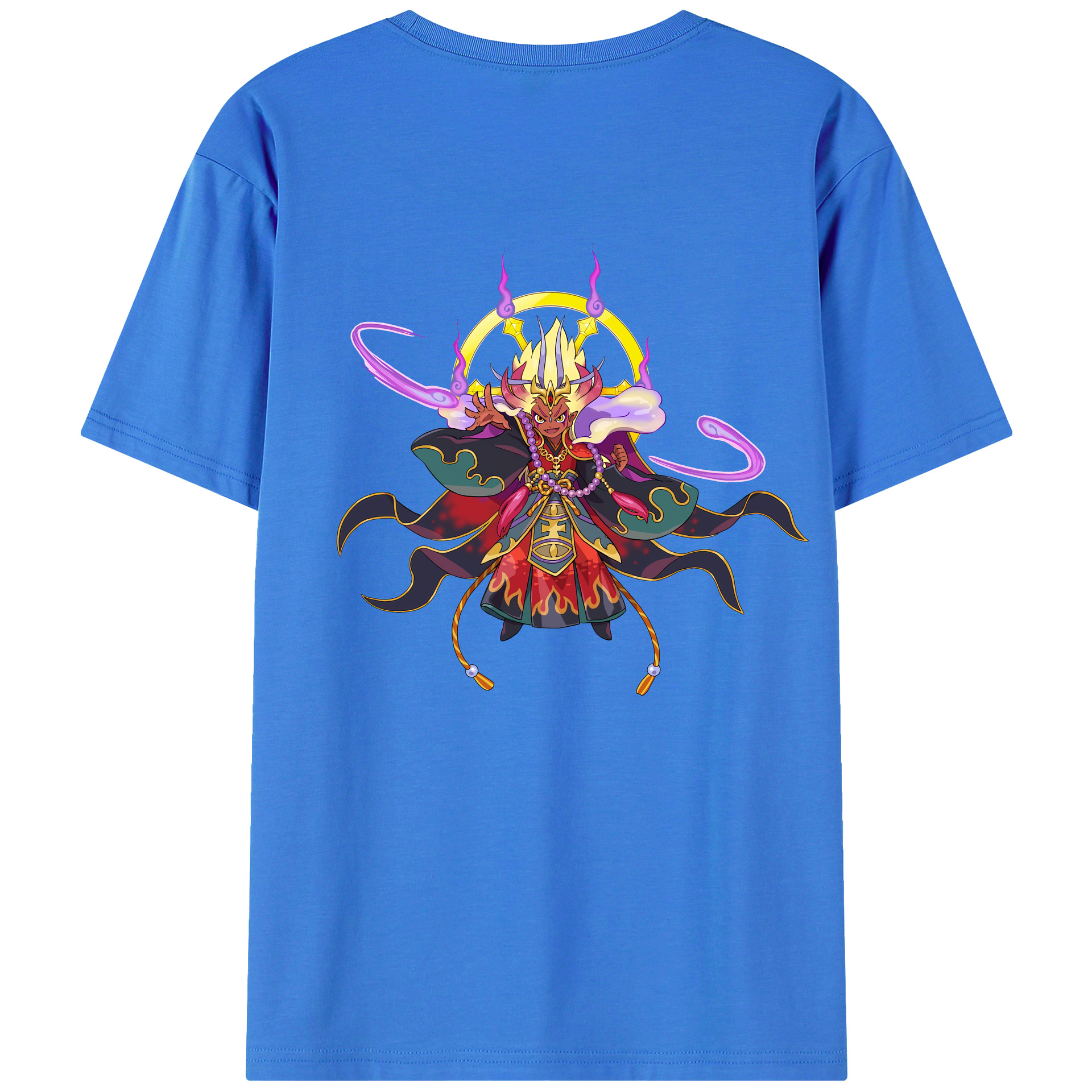 （画像用） 妖怪ウォッチ Yo-kai Watch 綿100％ メンズ半袖Tシャツ（バックプリント） 通気性