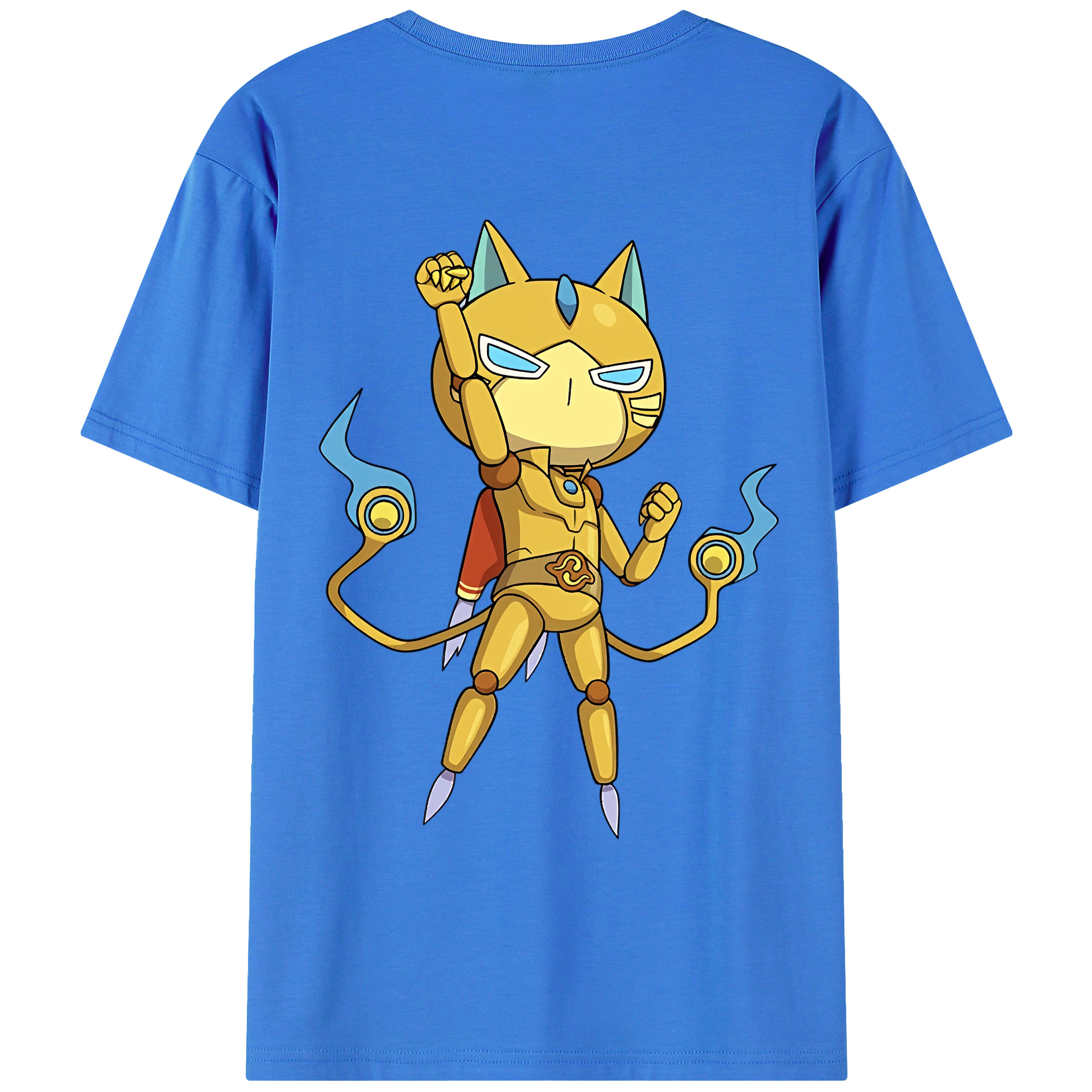 （画像用） 妖怪ウォッチ Yo-kai Watch 綿100％ メンズ半袖Tシャツ（バックプリント） 通気性