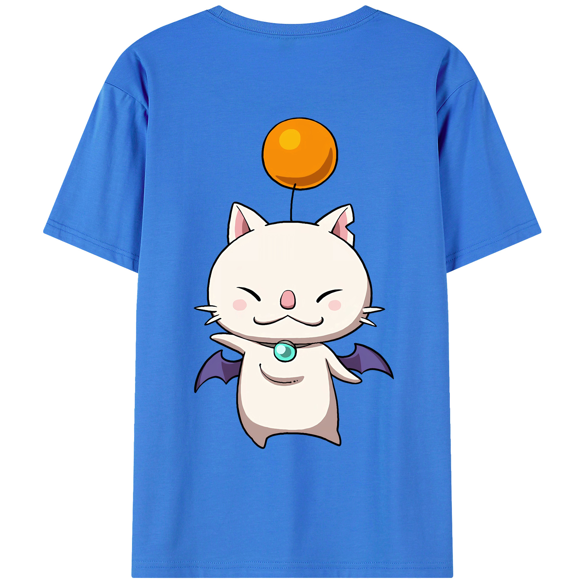 （画像用） 妖怪ウォッチ Yo-kai Watch 綿100％ メンズ半袖Tシャツ（バックプリント） 通気性