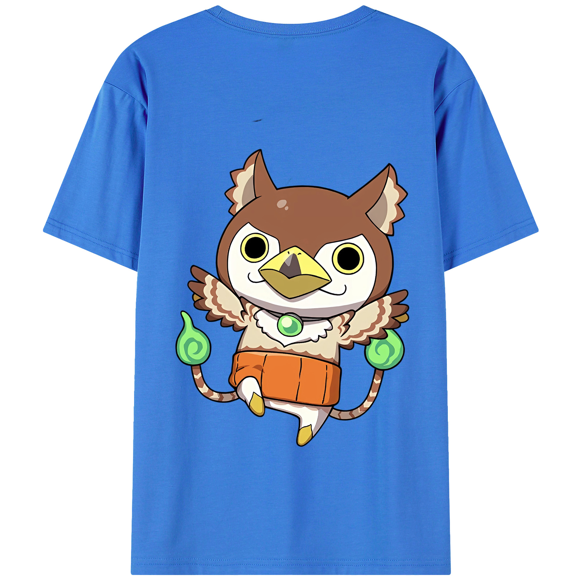 （画像用） 妖怪ウォッチ Yo-kai Watch 綿100％ メンズ半袖Tシャツ（バックプリント） 通気性