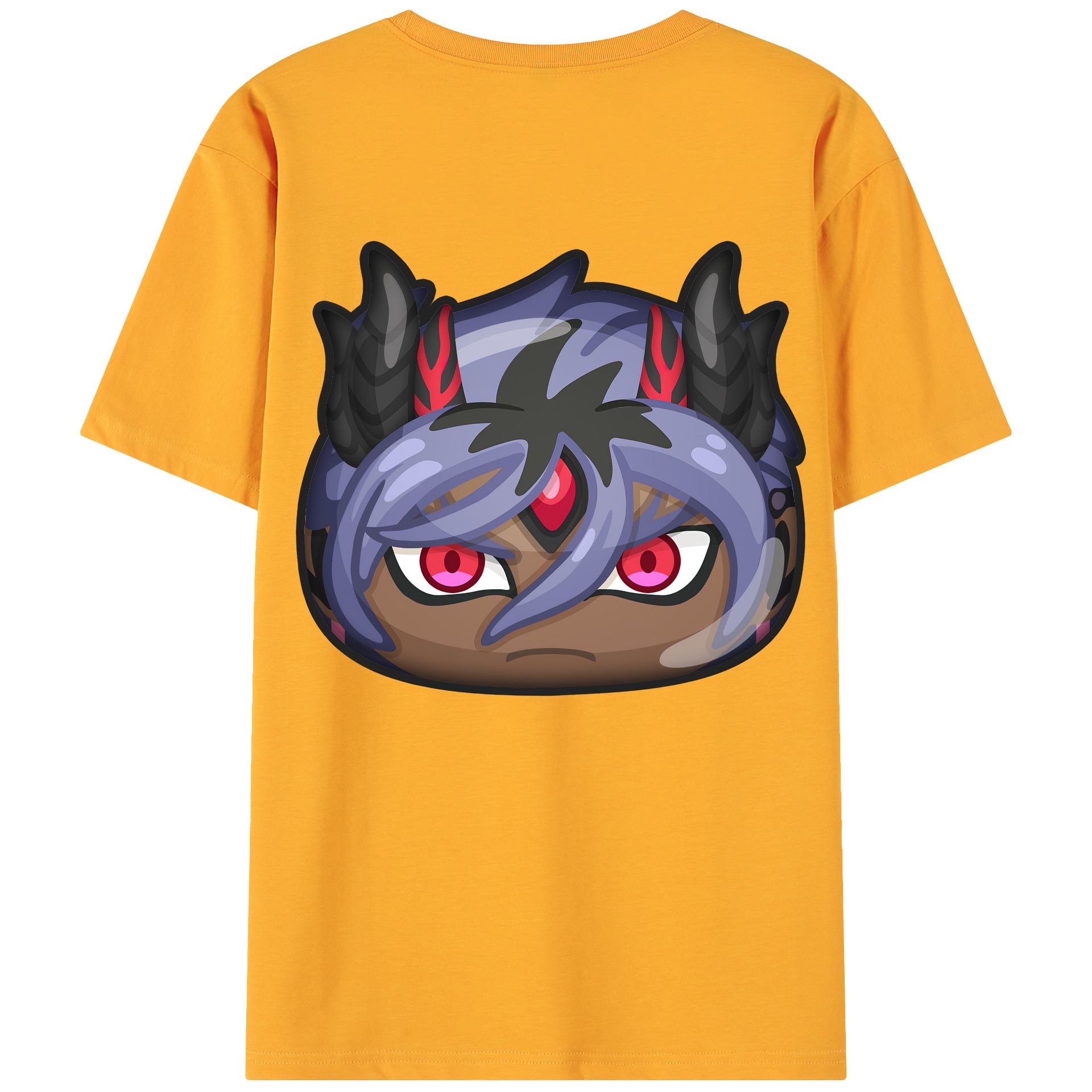 （画像用） 妖怪ウォッチ Yo-kai Watch 綿100％ メンズ半袖Tシャツ（バックプリント） 通気性