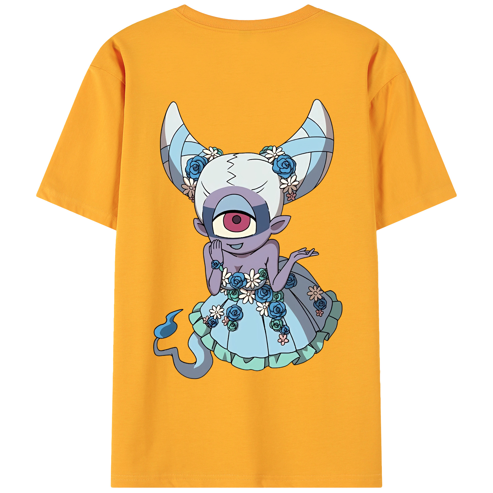 （画像用） 妖怪ウォッチ Yo-kai Watch 綿100％ メンズ半袖Tシャツ（バックプリント） 通気性