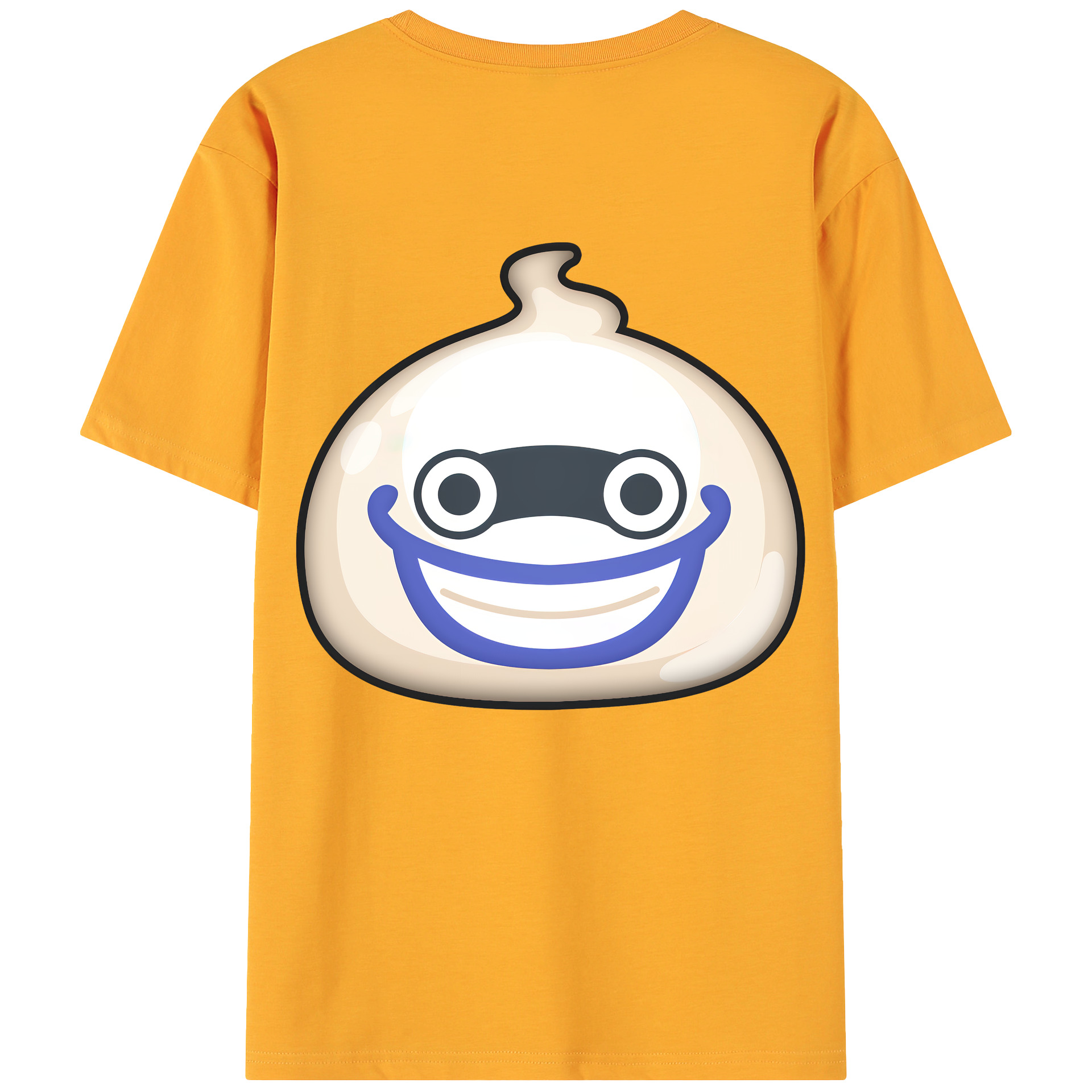 （画像用） 妖怪ウォッチ Yo-kai Watch 綿100％ メンズ半袖Tシャツ（バックプリント） 通気性