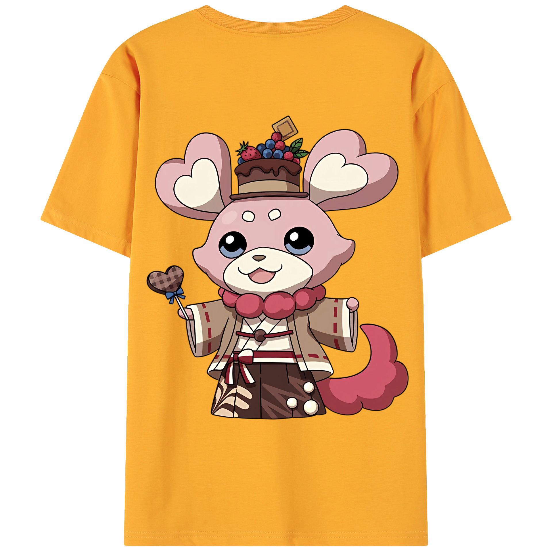 （画像用） 妖怪ウォッチ Yo-kai Watch 綿100％ メンズ半袖Tシャツ（バックプリント） 通気性