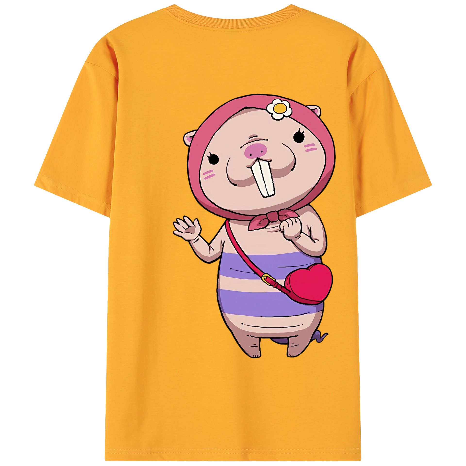 （画像用） 妖怪ウォッチ Yo-kai Watch 綿100％ メンズ半袖Tシャツ（バックプリント） 通気性
