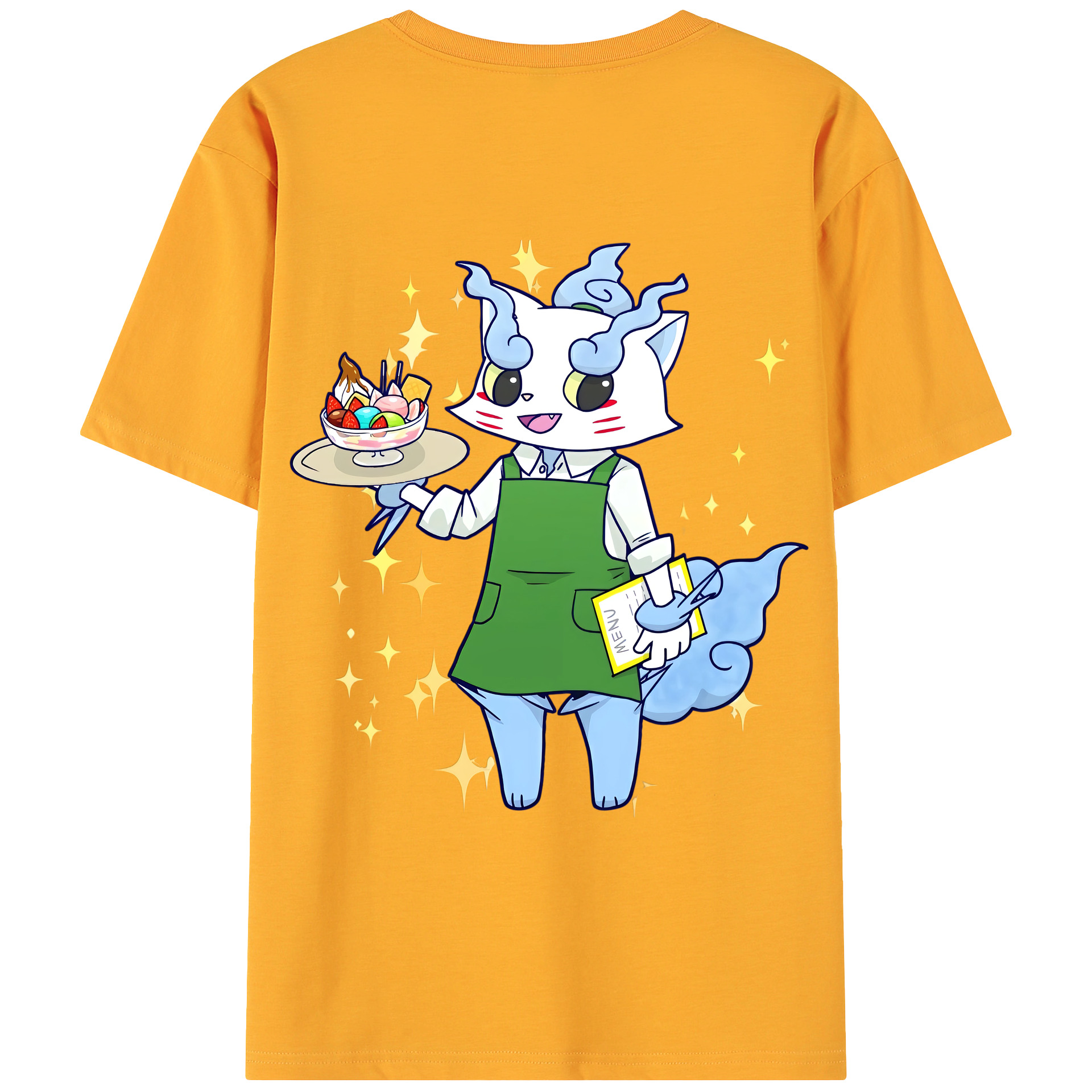 （画像用） 妖怪ウォッチ Yo-kai Watch 綿100％ メンズ半袖Tシャツ（バックプリント） 通気性